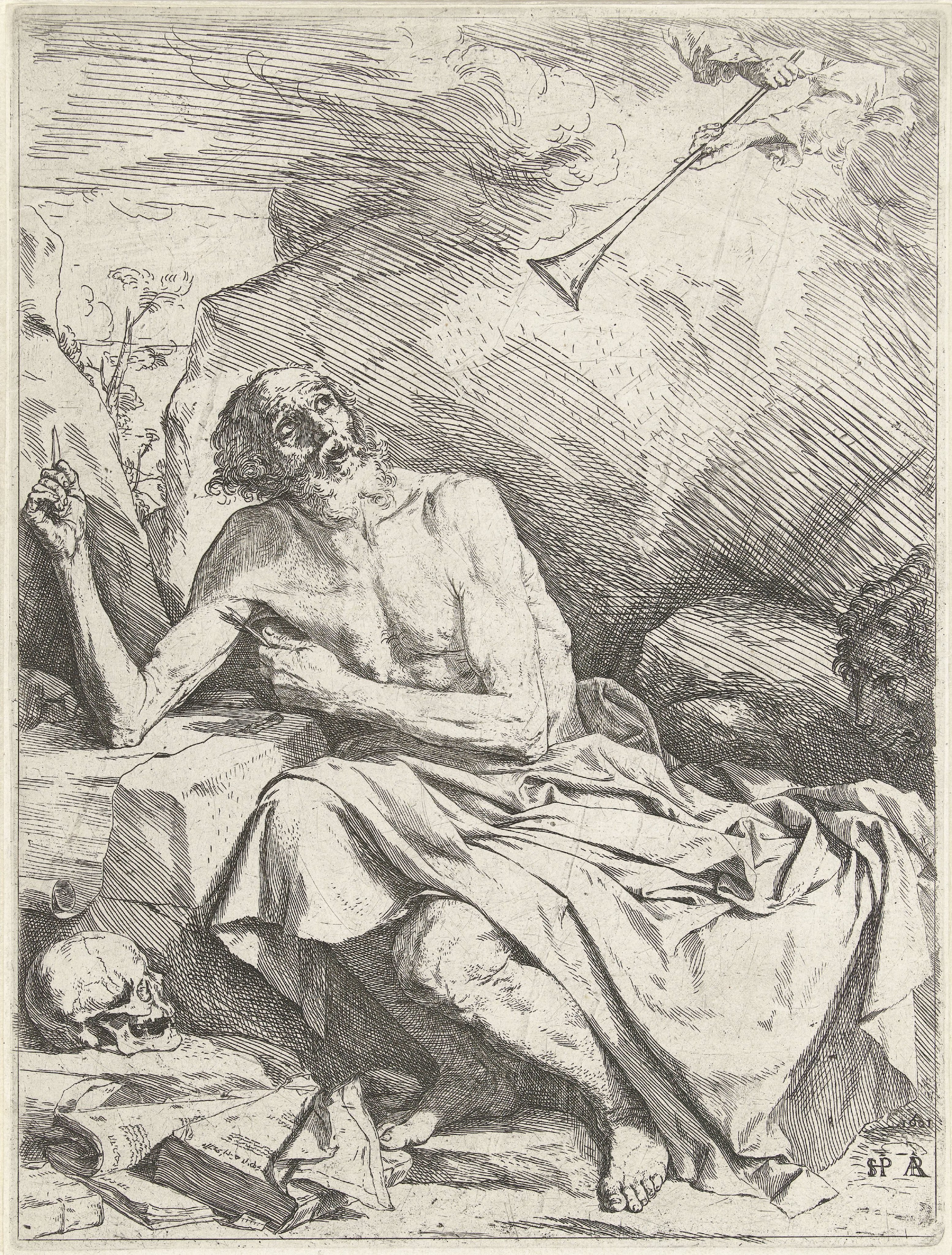 Heilige Hieronymus en de trompet