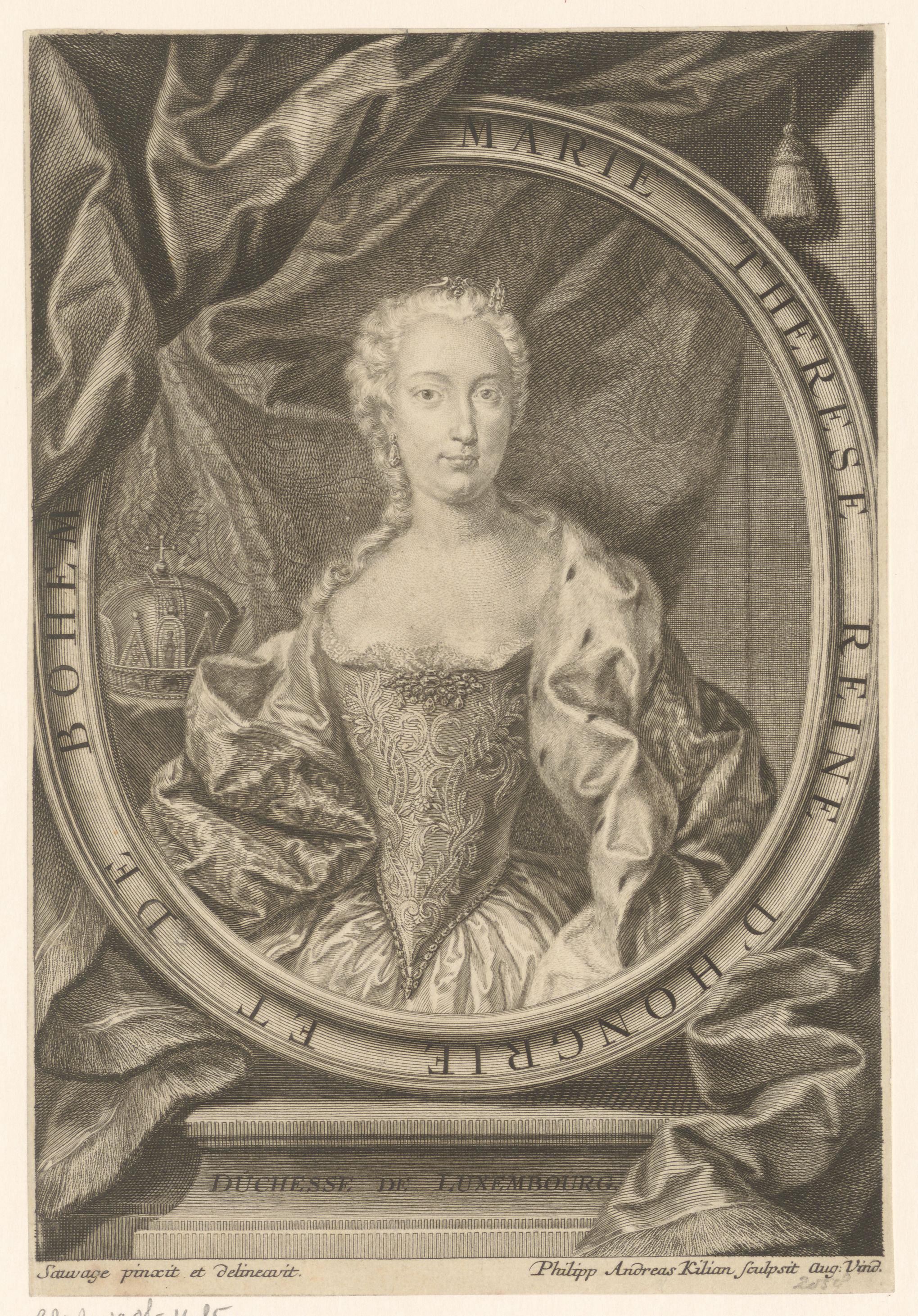 Portret van keizerin Maria Theresia