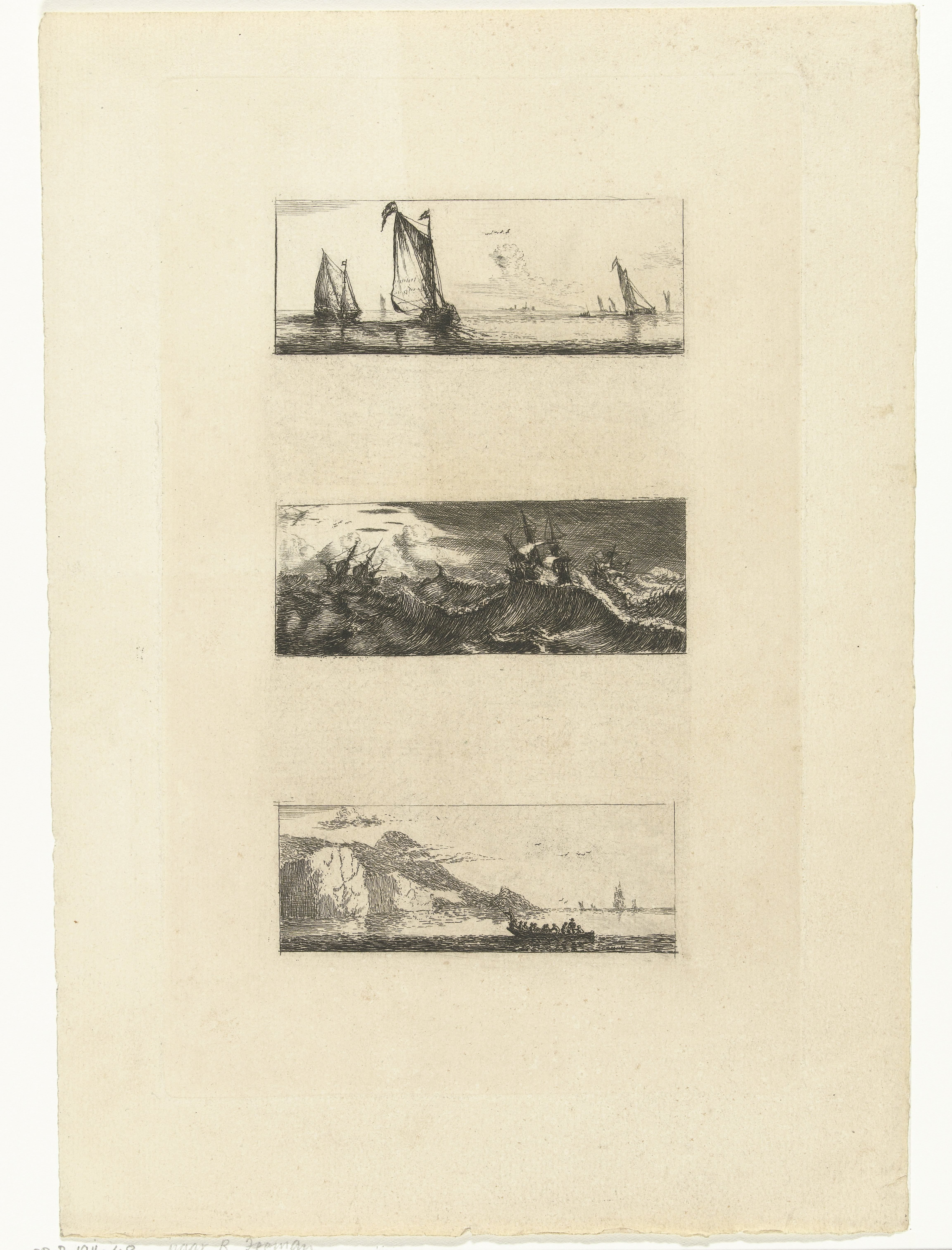Drie zeegesichten