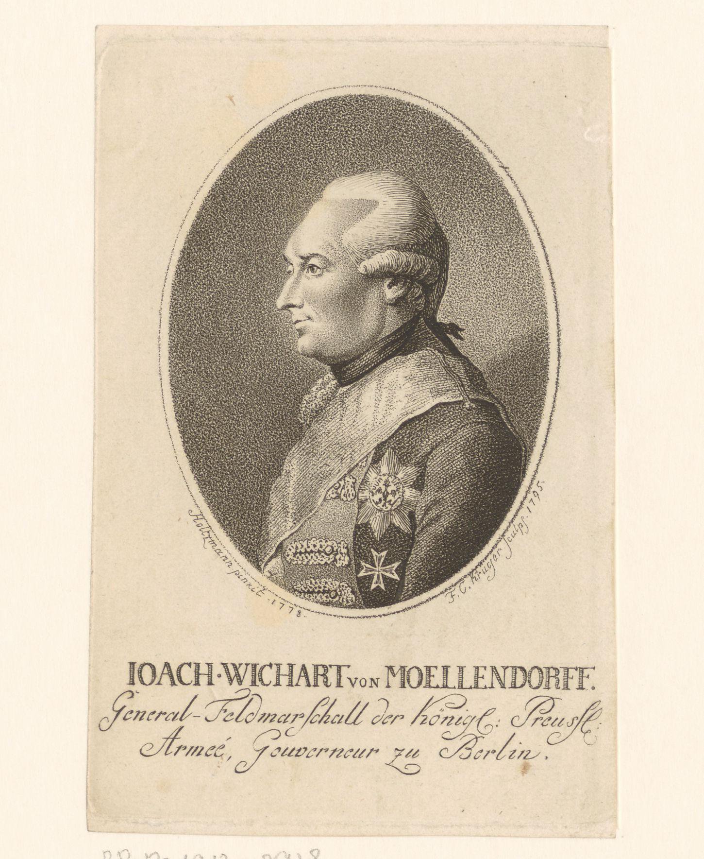 Portret van Wichard von Möllendorf