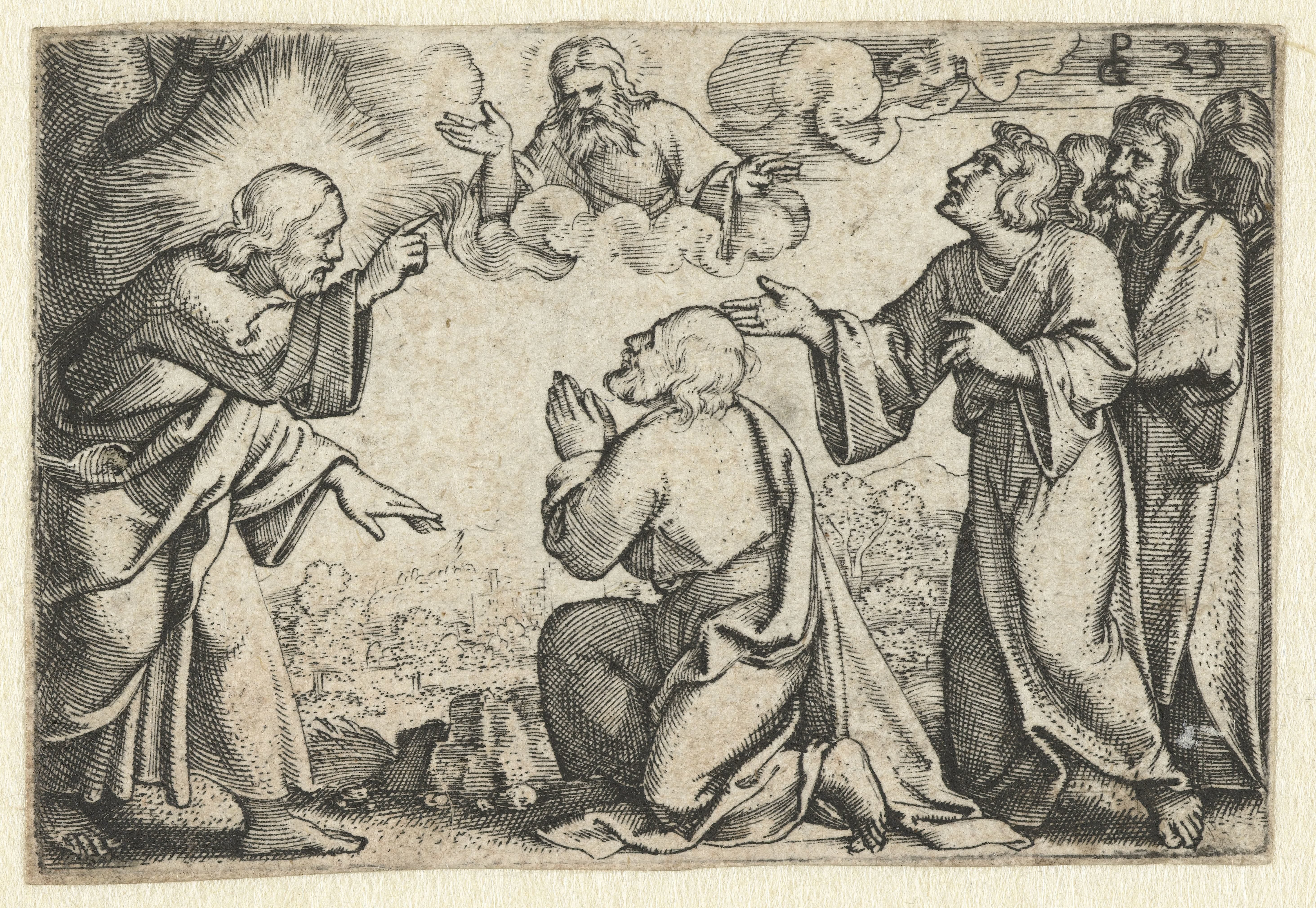 Christus benoemt Petrus als hoofd van de kerk