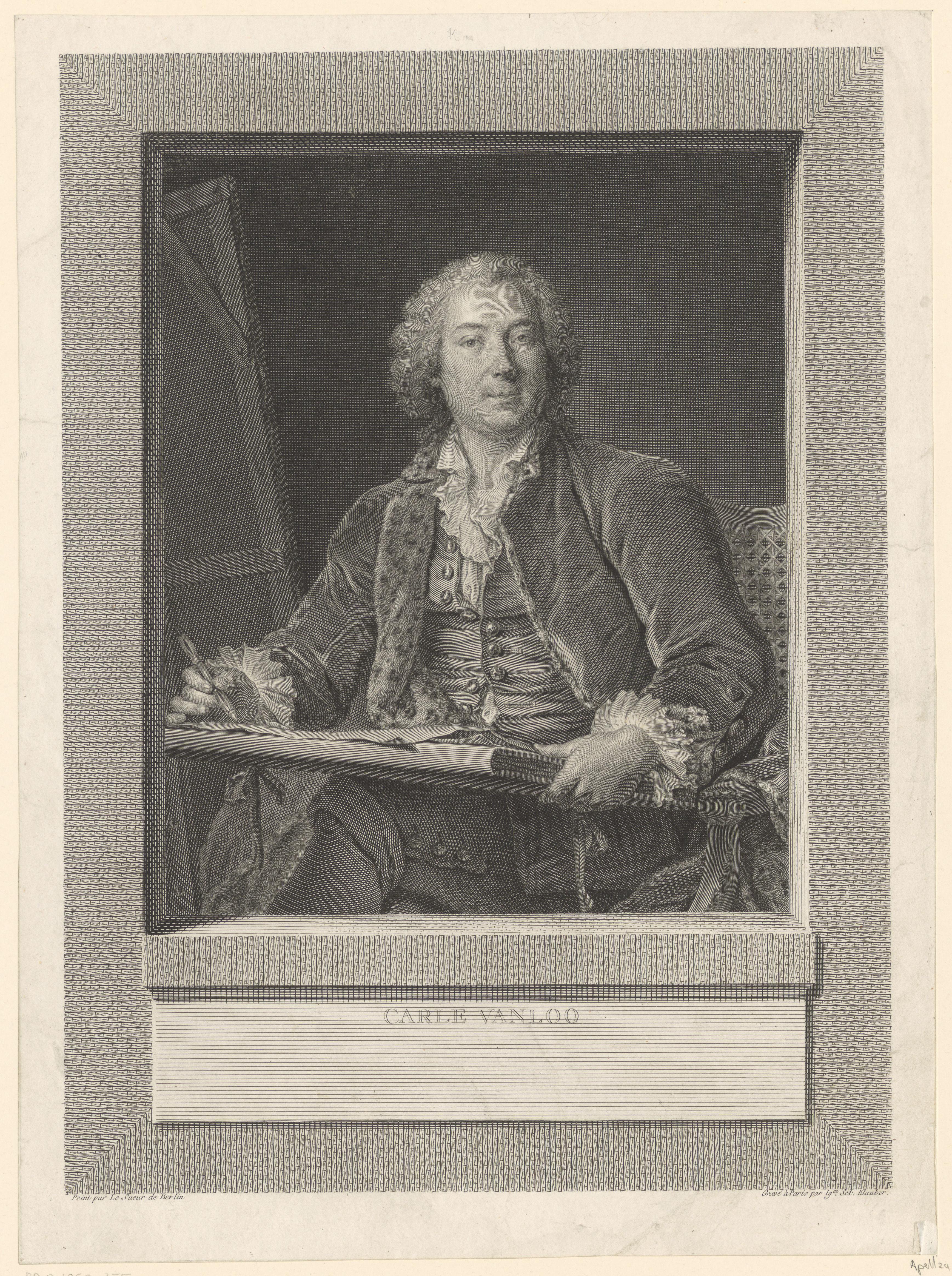 Portret van Carle van Loo
