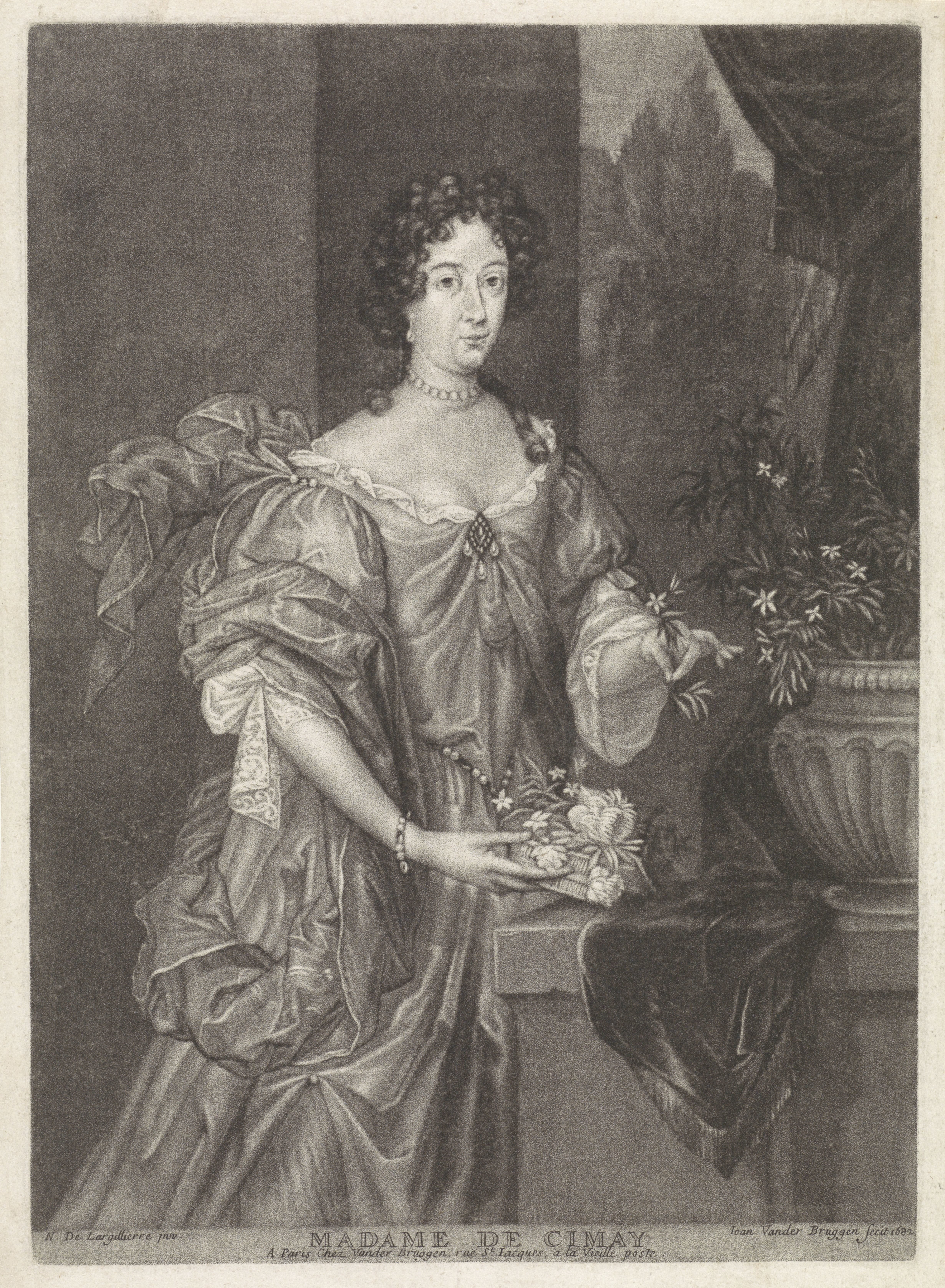 Portret van Maria Antonia de Cardenas Ulloa Balda Zuniga y Velasco, prinses van Chimay