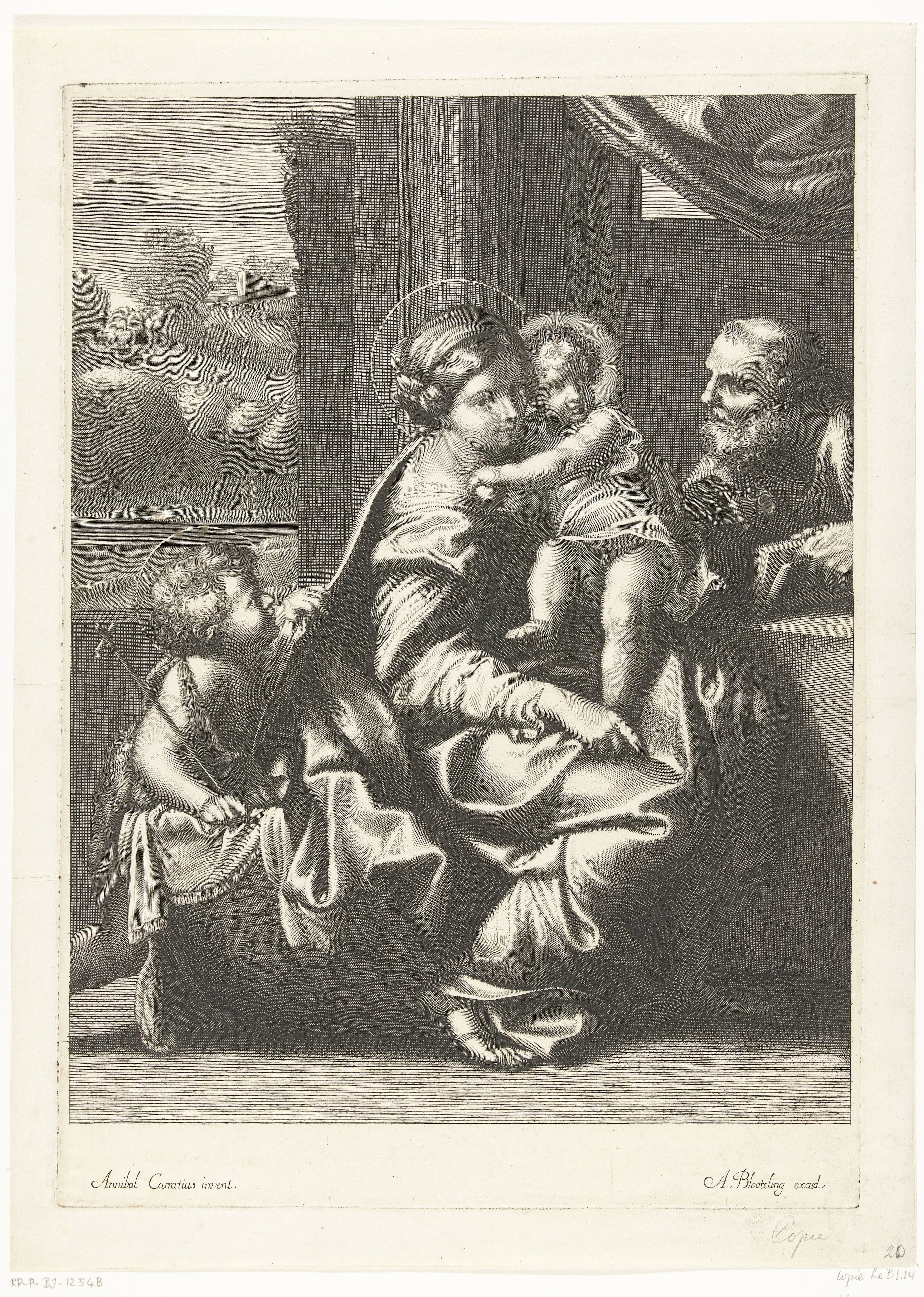 Heilige Familie met Johannes de Doper als kind
