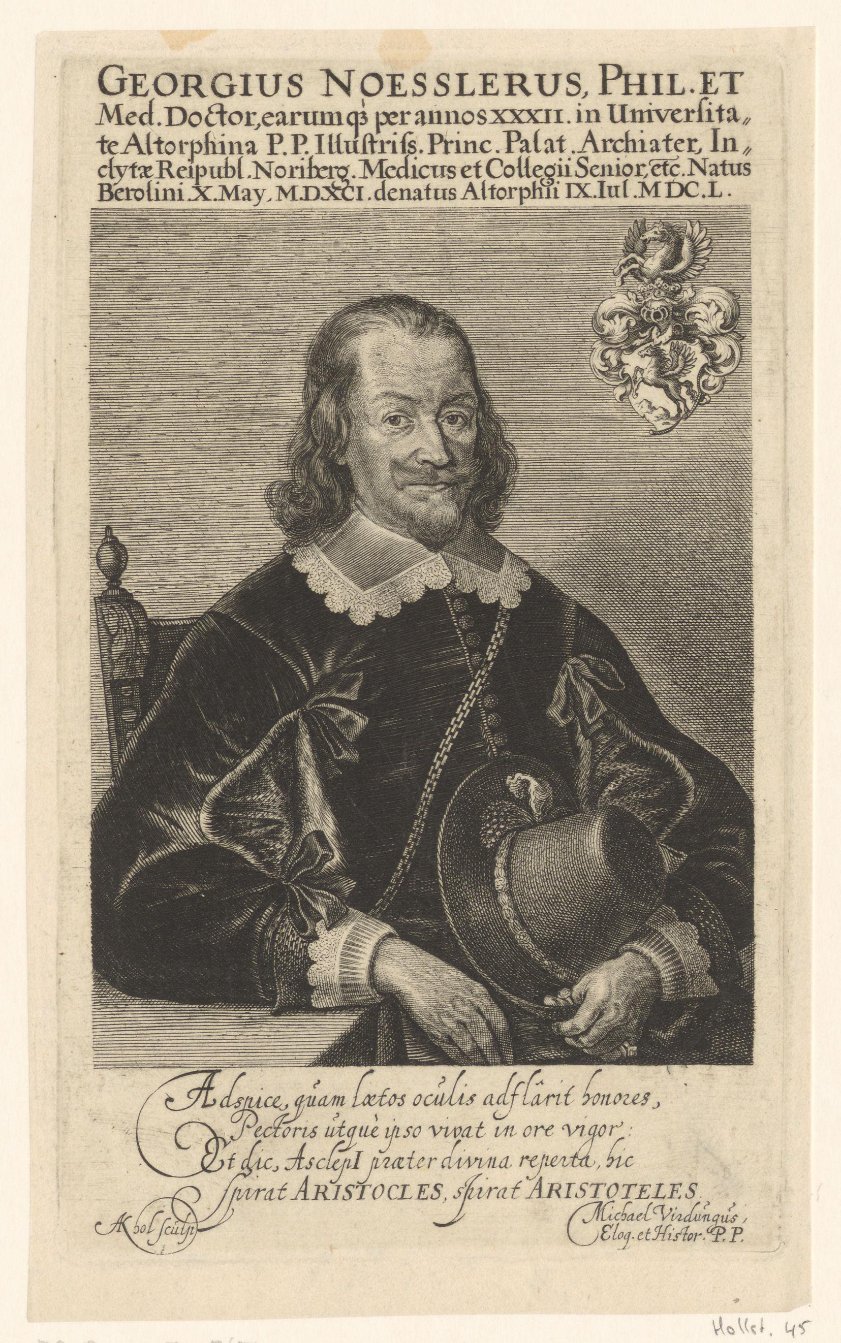 Portret van Georg Nössler