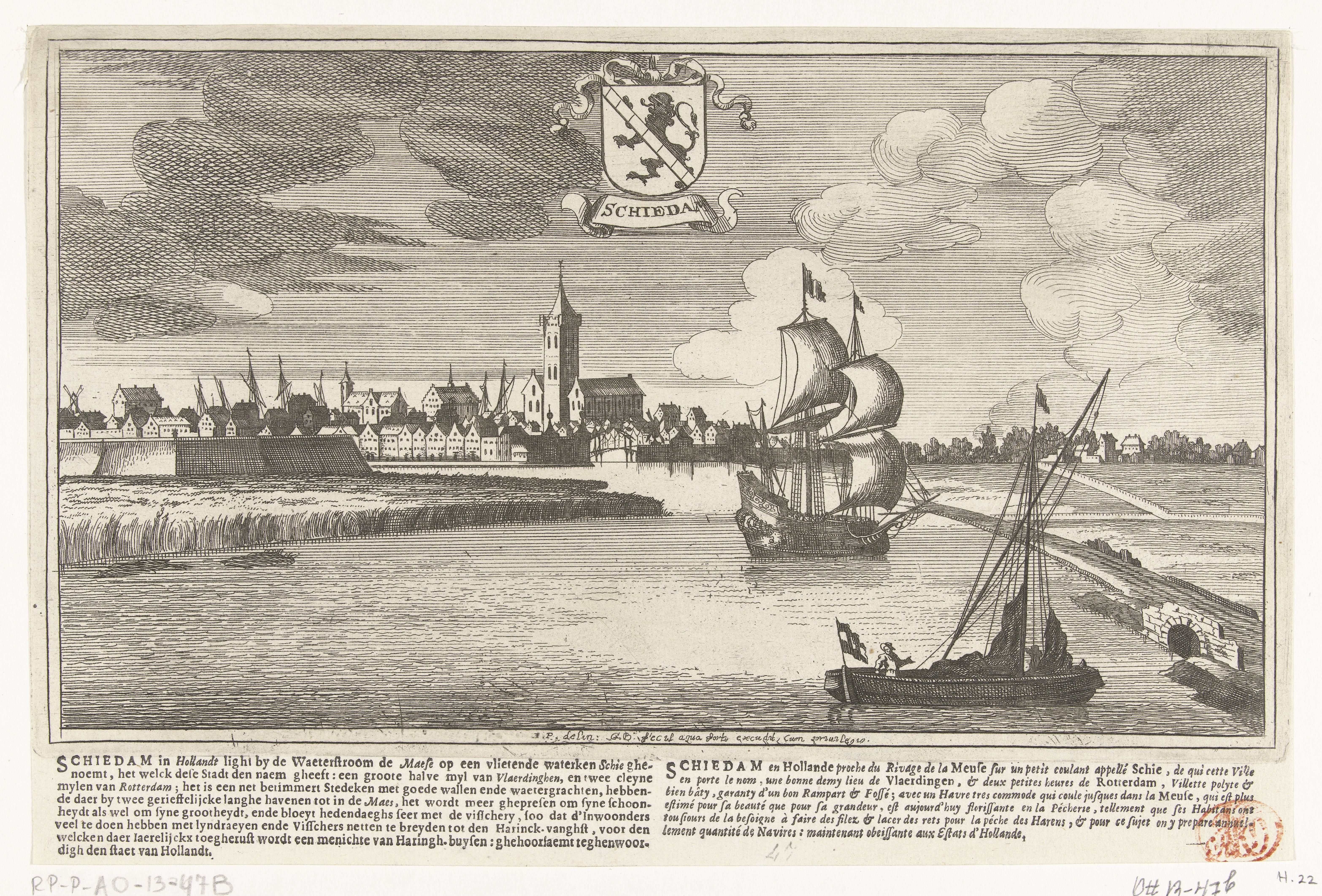 Gezicht op Schiedam