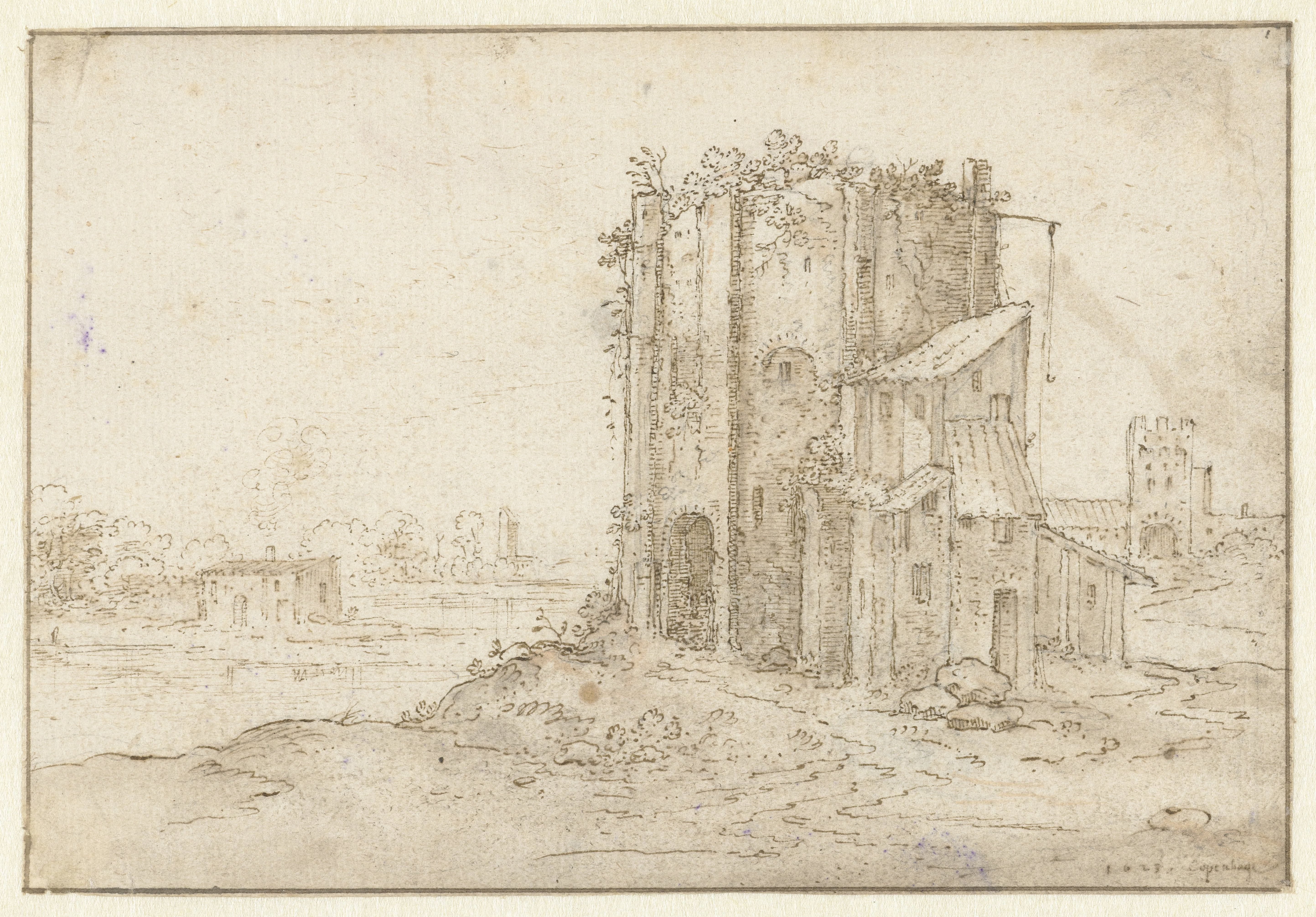 Landscape with the Ruins of a Round Tower