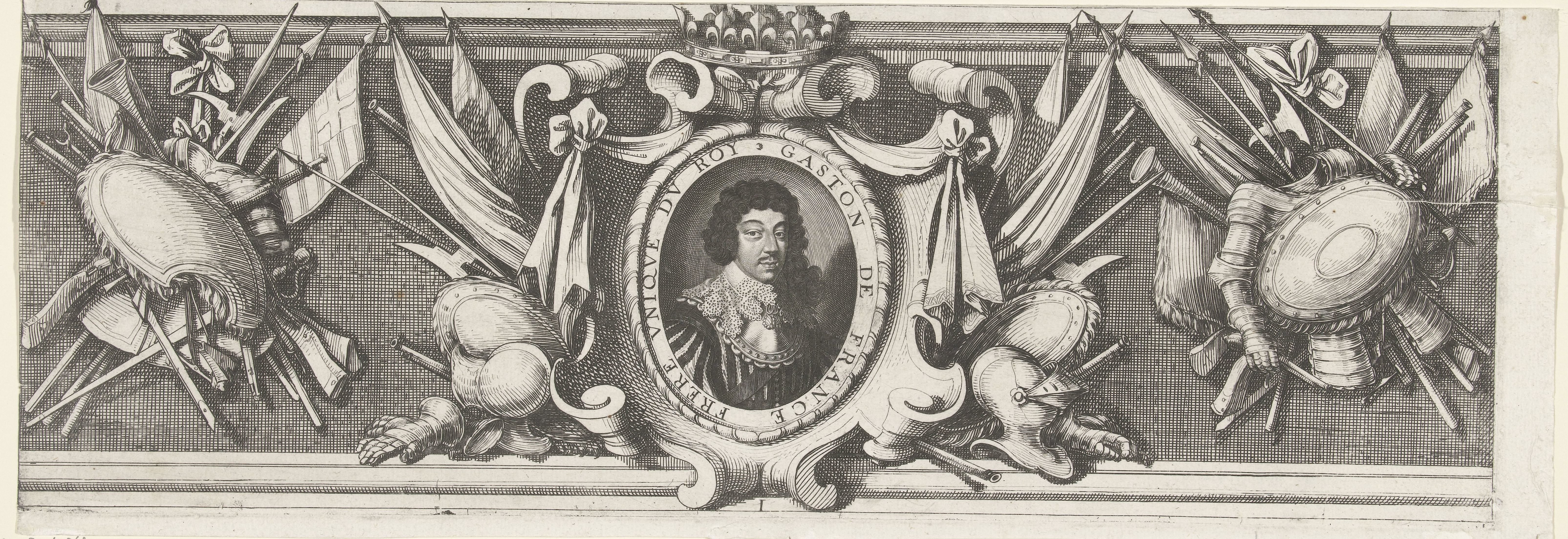 Beleg van Saint Martin op het Île de Ré, juli-november 1627 (randwerk, deel middenonder)