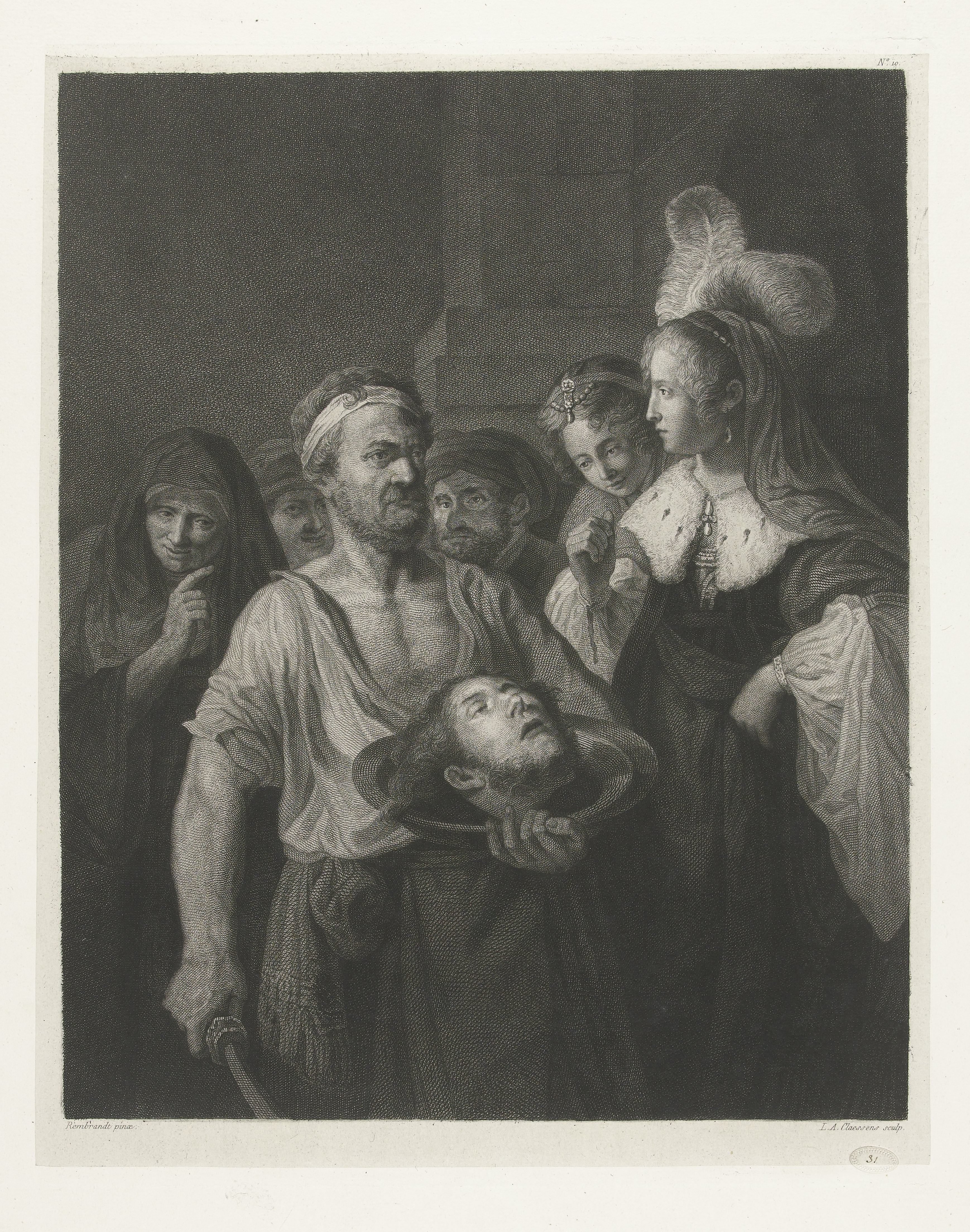 Salome ontvangt het hoofd van Johannes de Doper