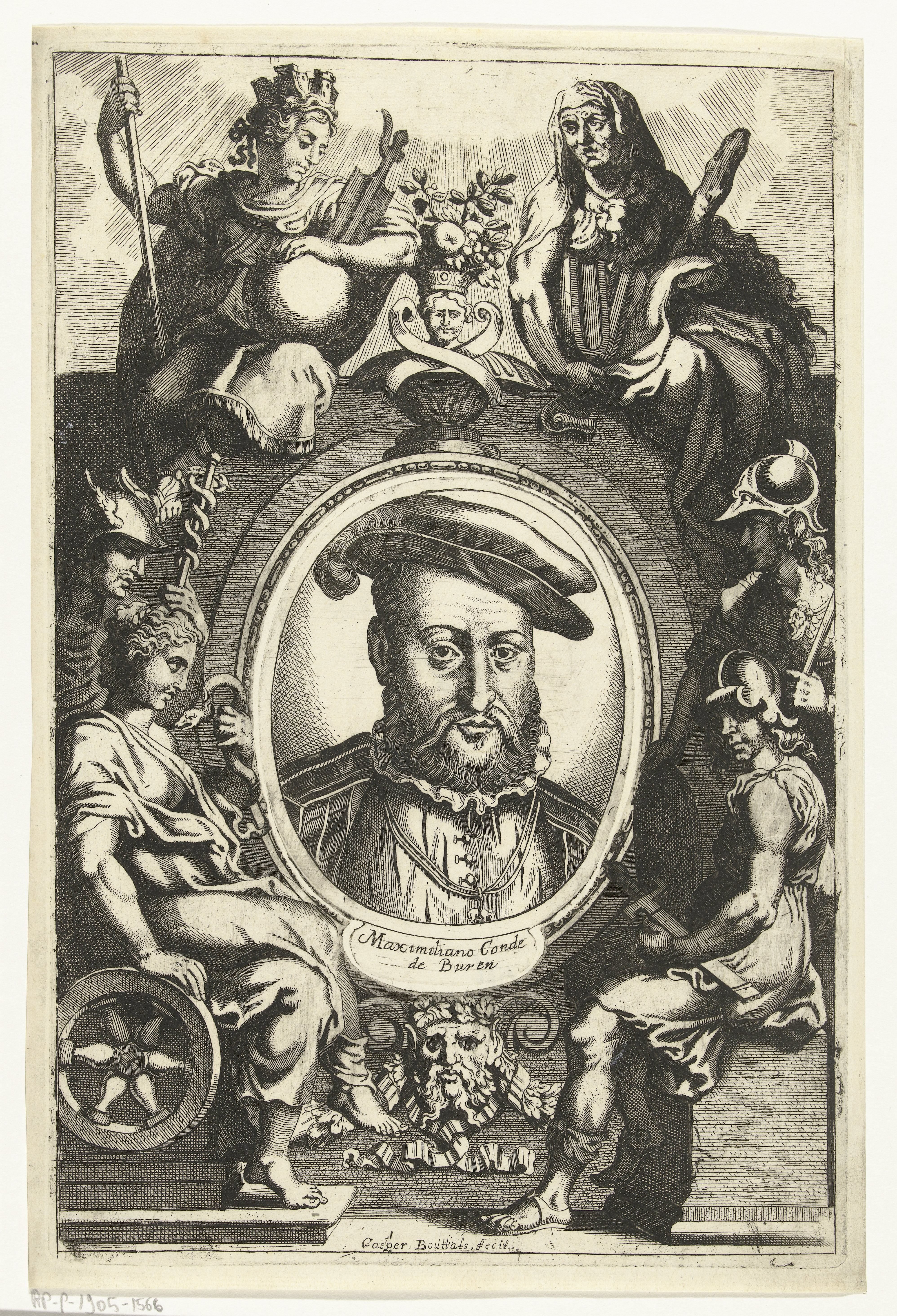 Portret van Maximiliaan, Graaf van Buren