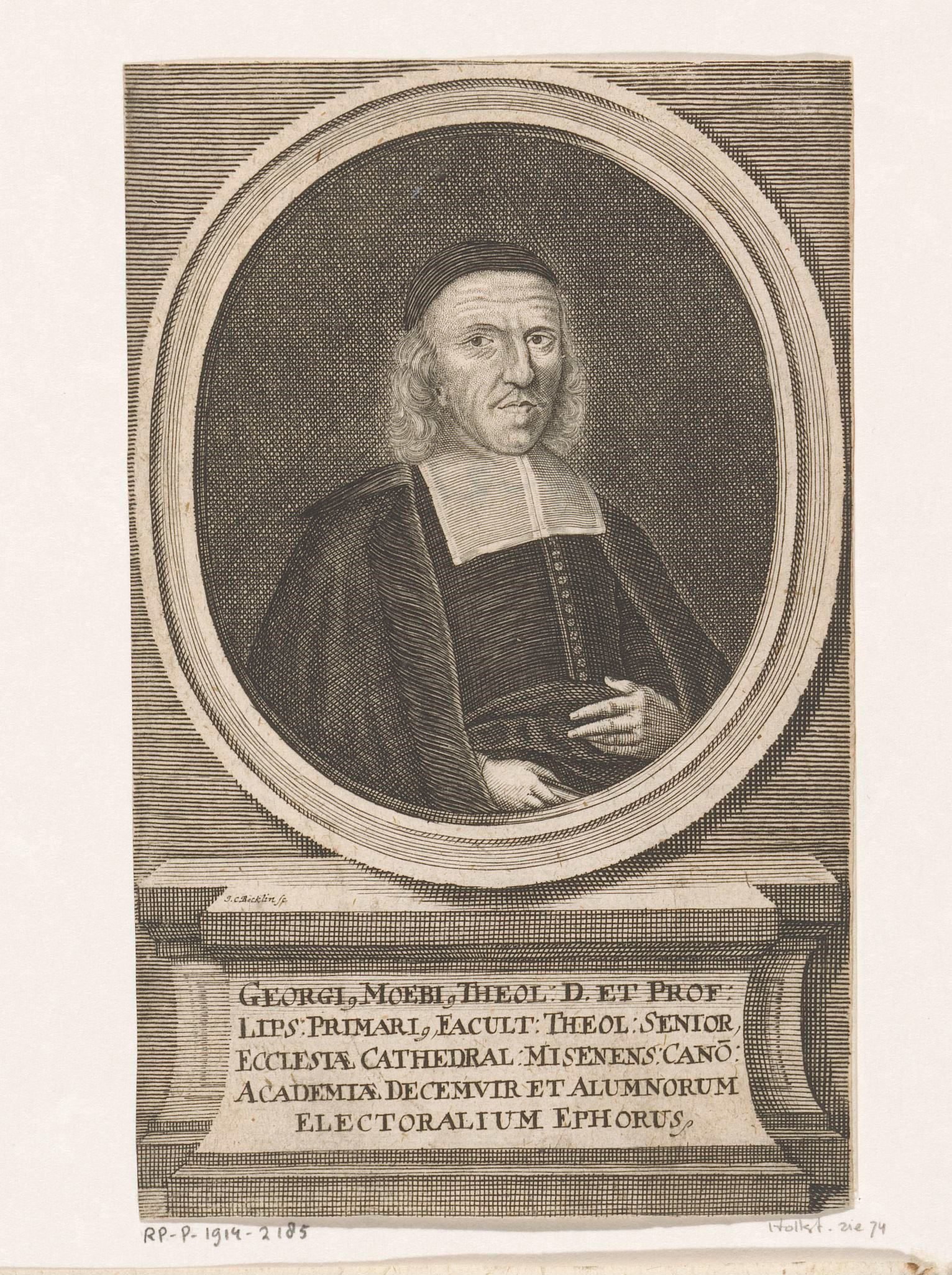 Portret van Georg Moebius