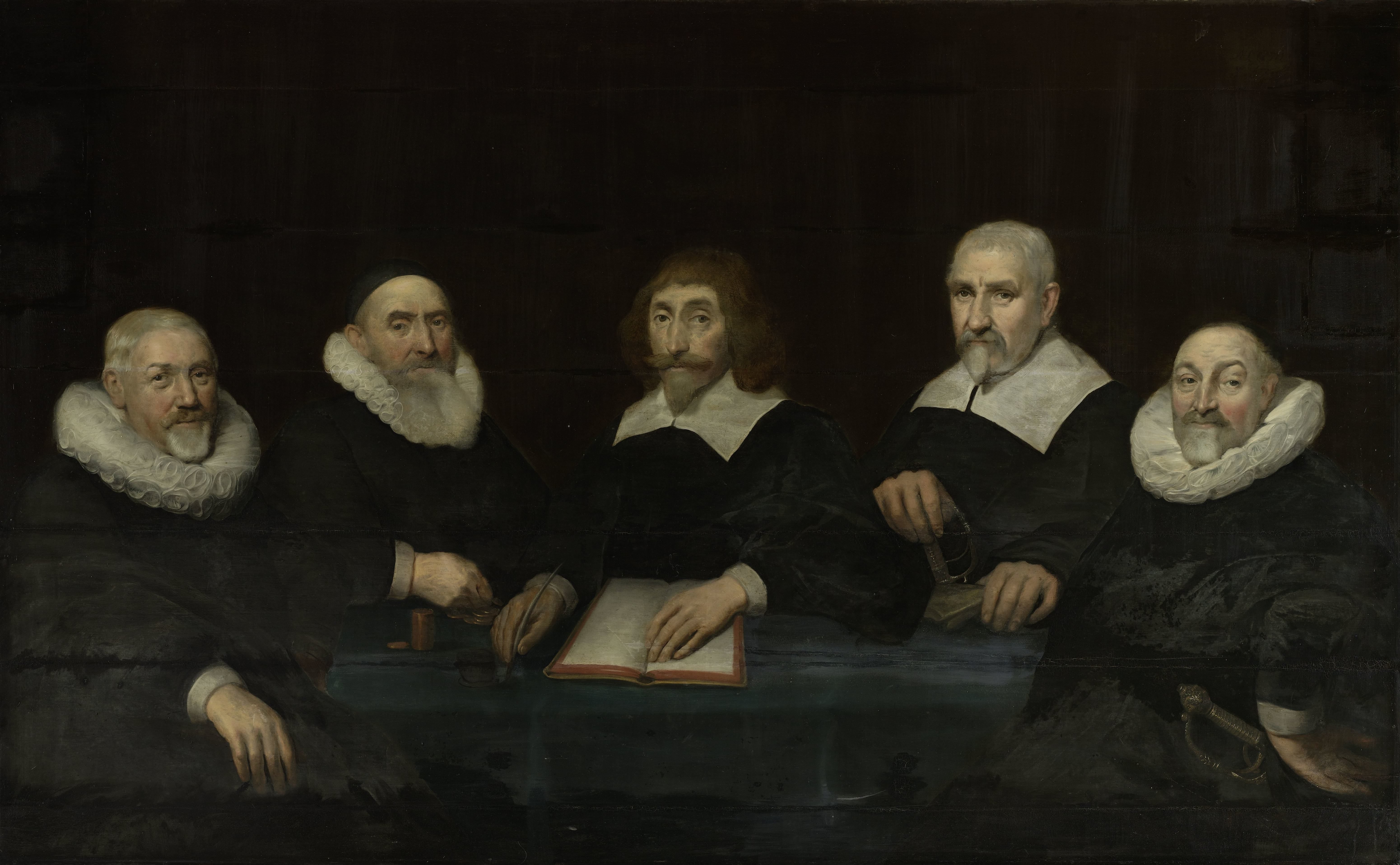Portrait of the Regents of the House of Correction in Middelburg