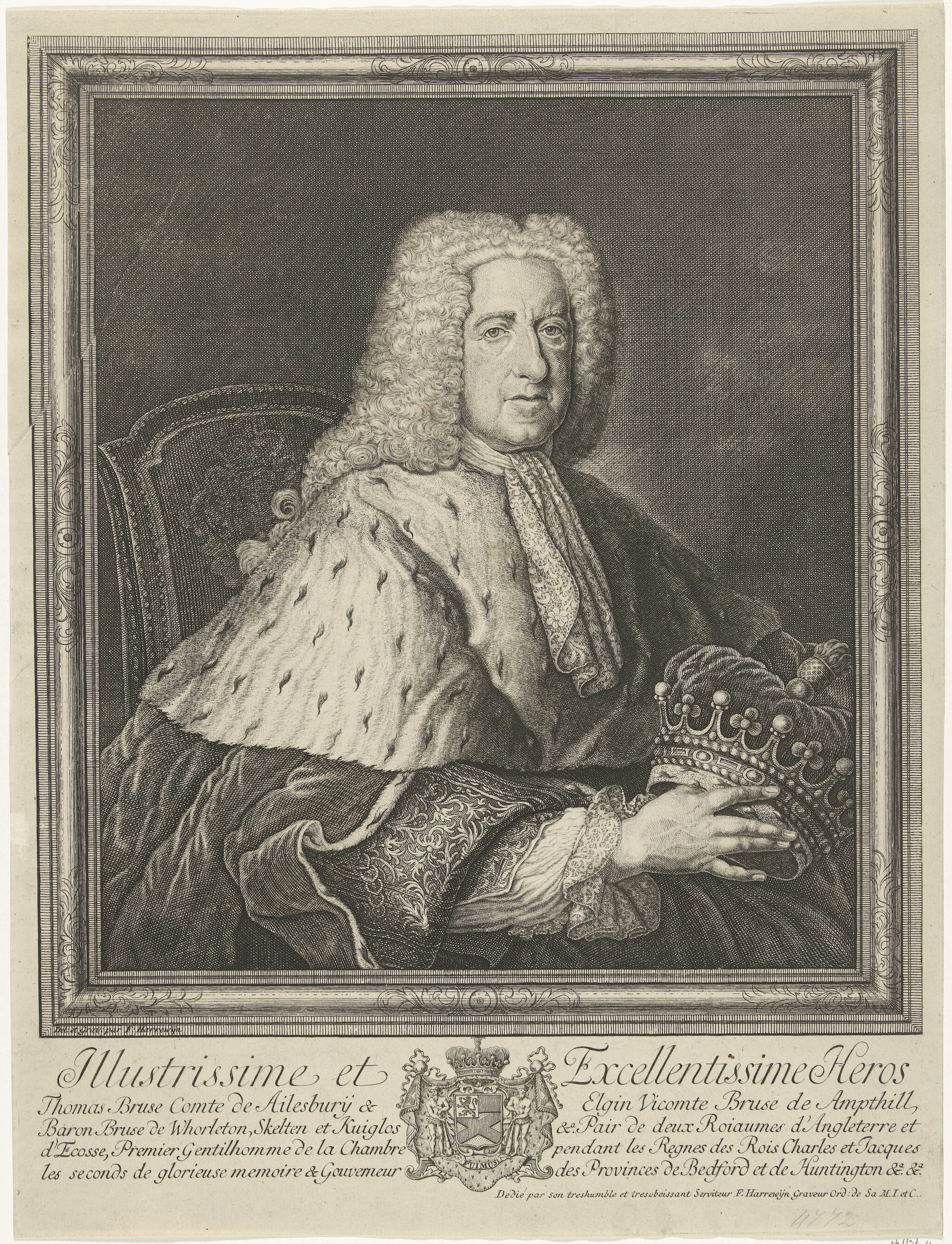 Portret van Thomas Bruce, graaf van Ailesbury