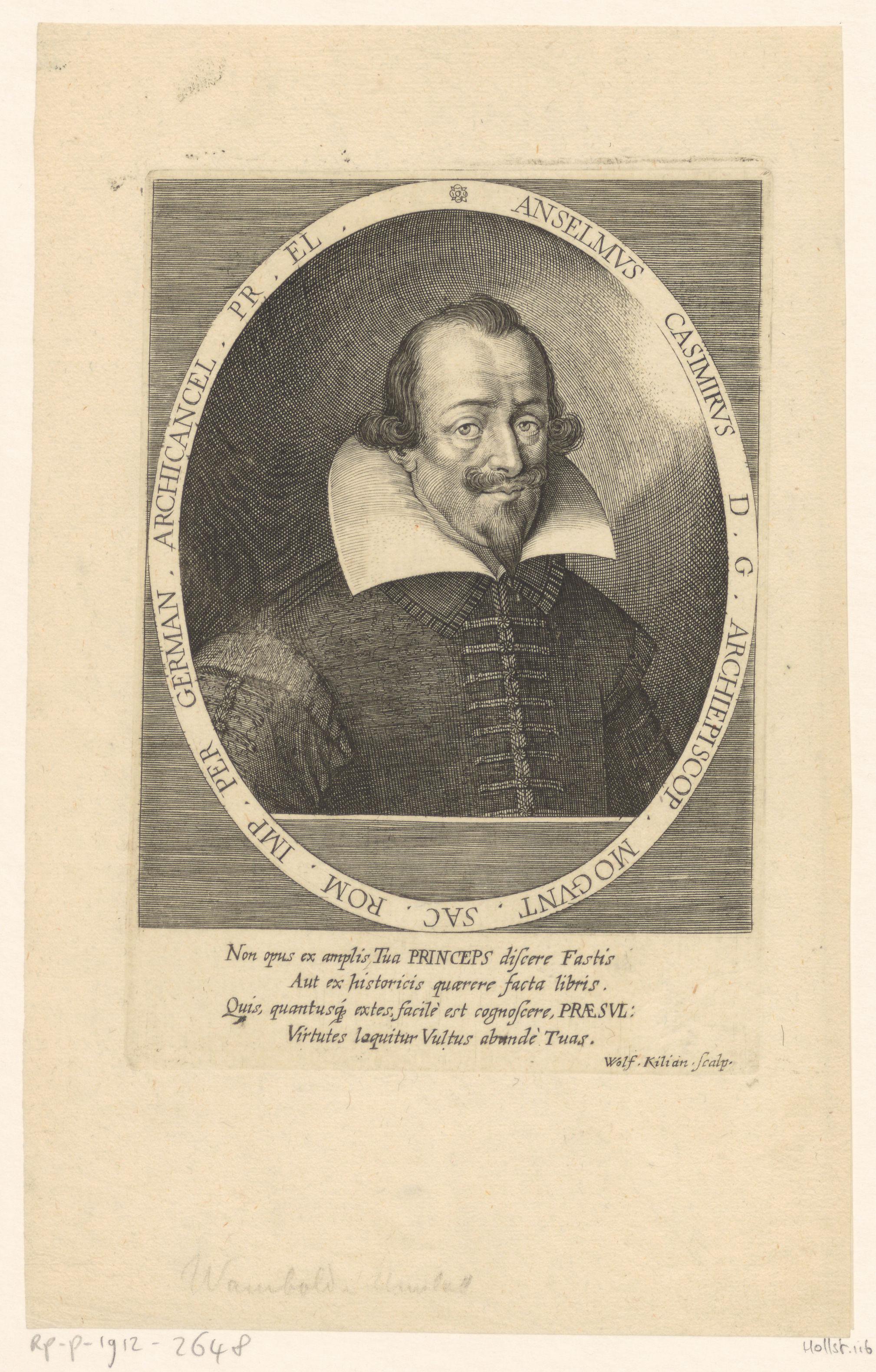 Portret van Anselm Casimir