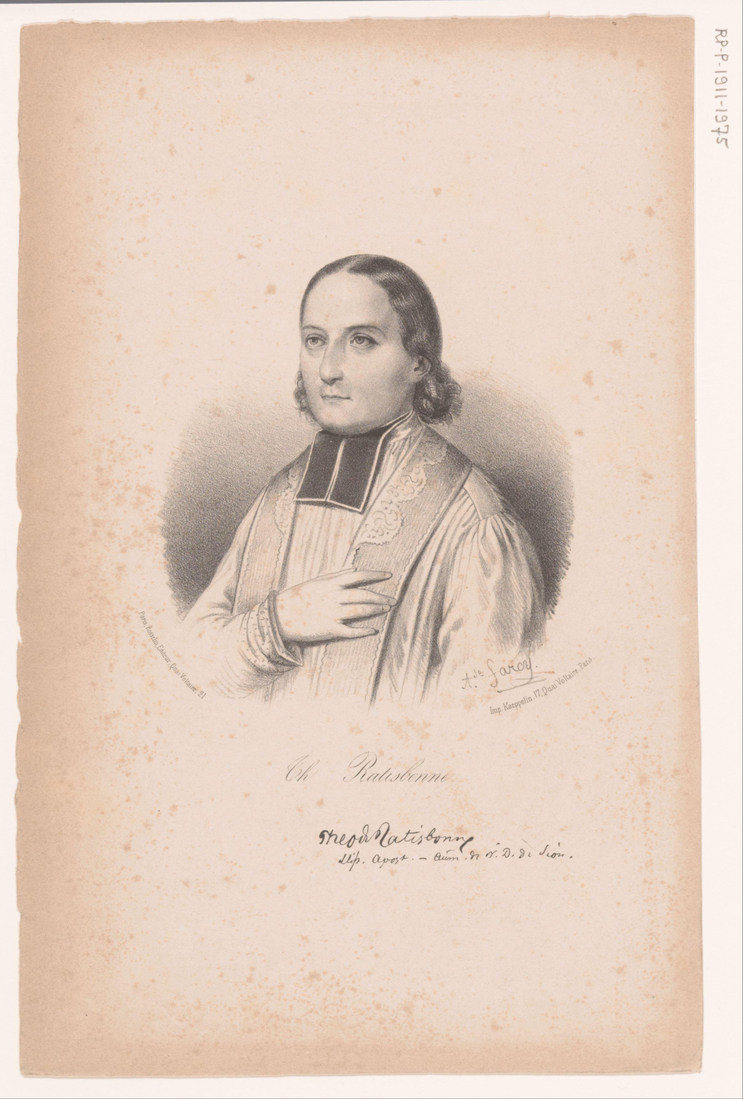 Portret van Théodore Ratisbonne