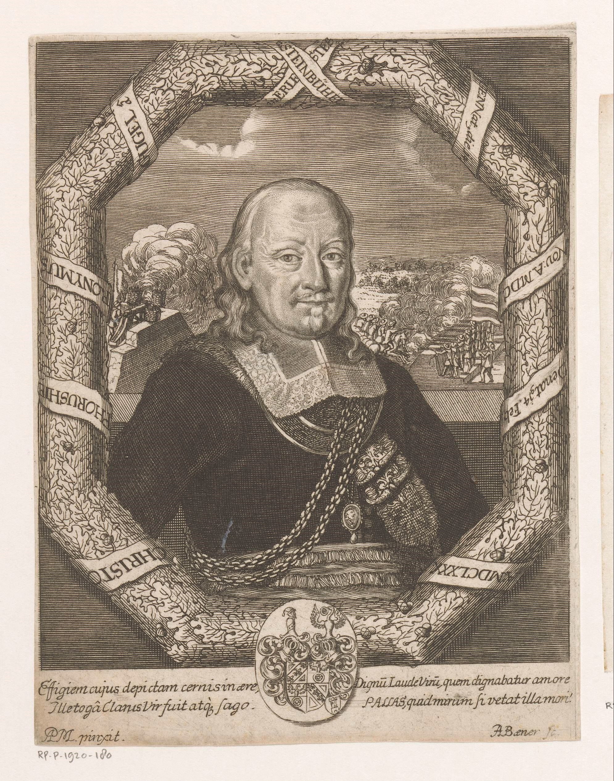Portret van Christoph Hieronymus Gugel