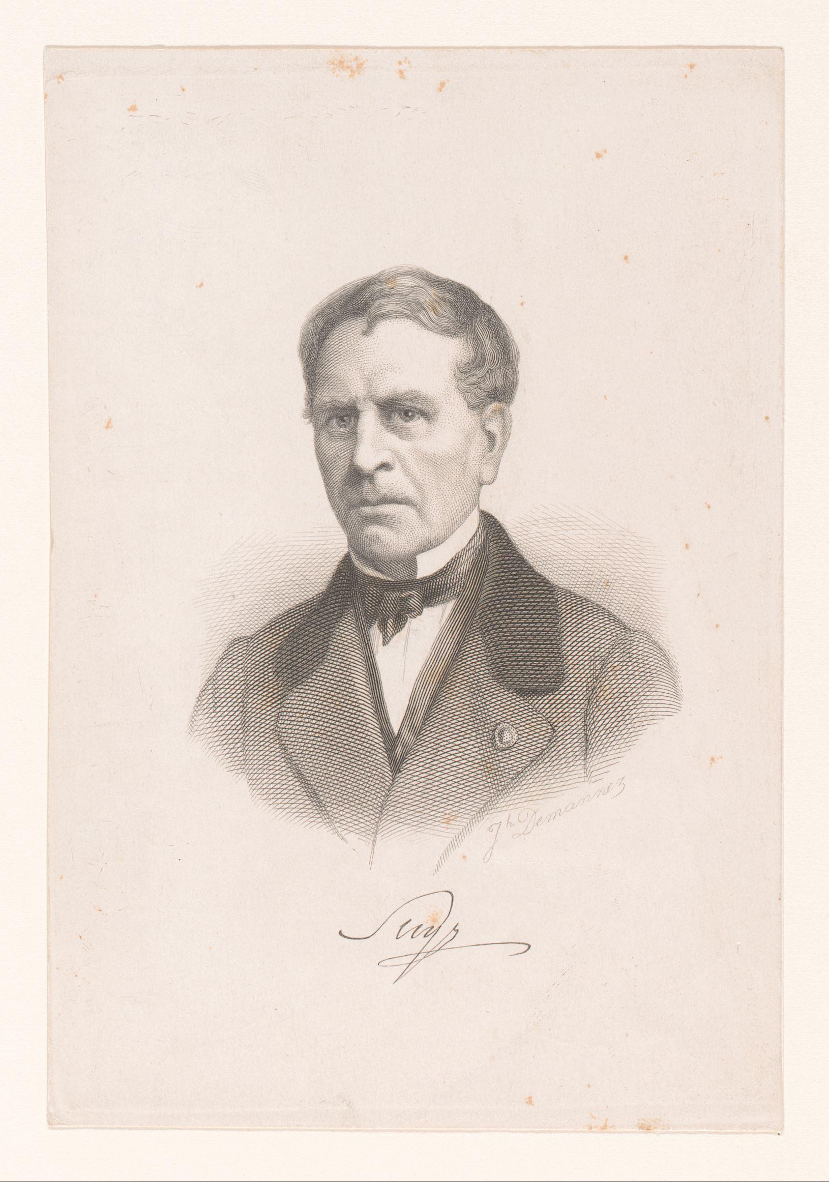 Portret van Tieleman Franciscus Suys
