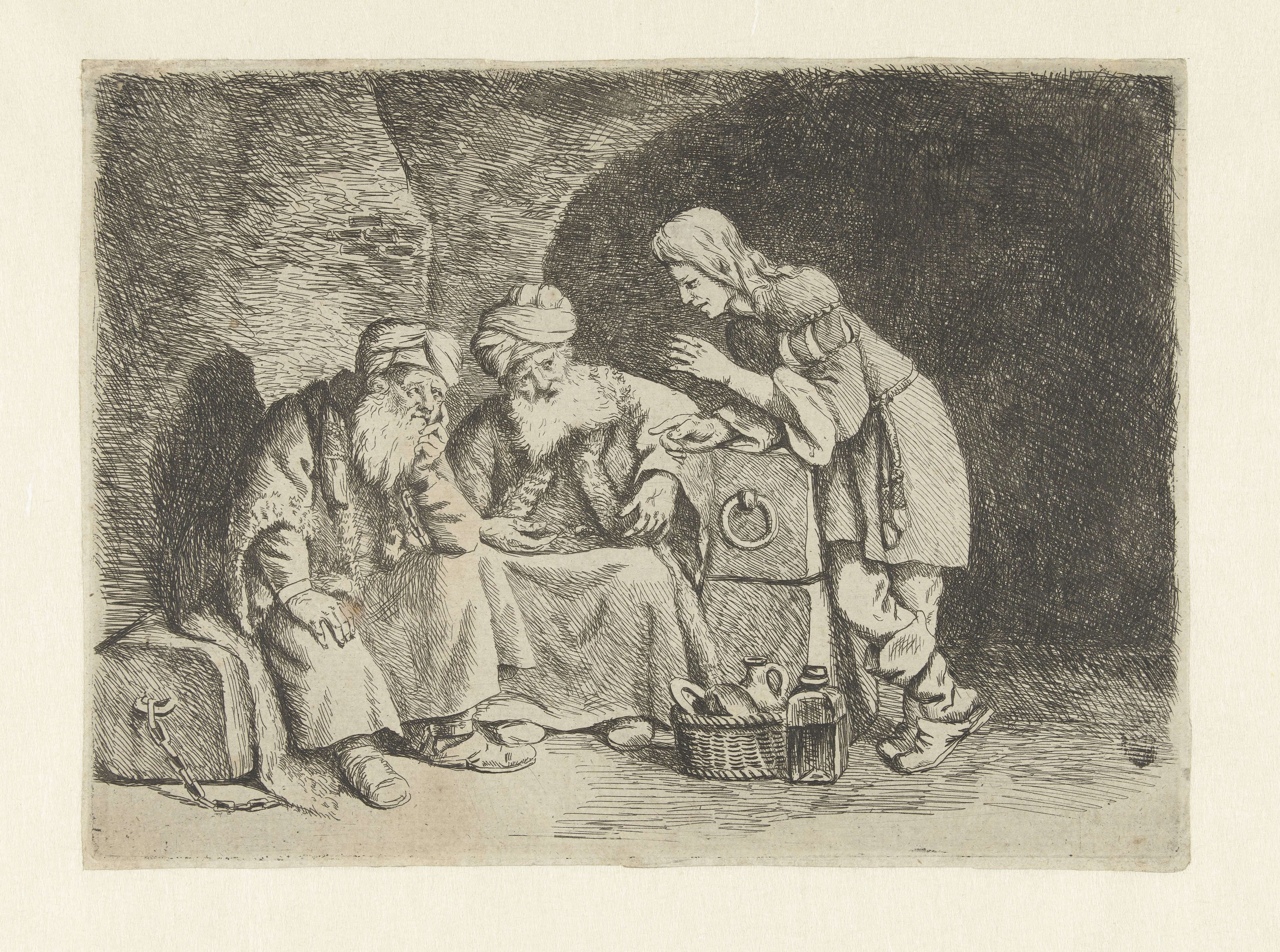Jozef verklaart de dromen van de bakker en de schenker