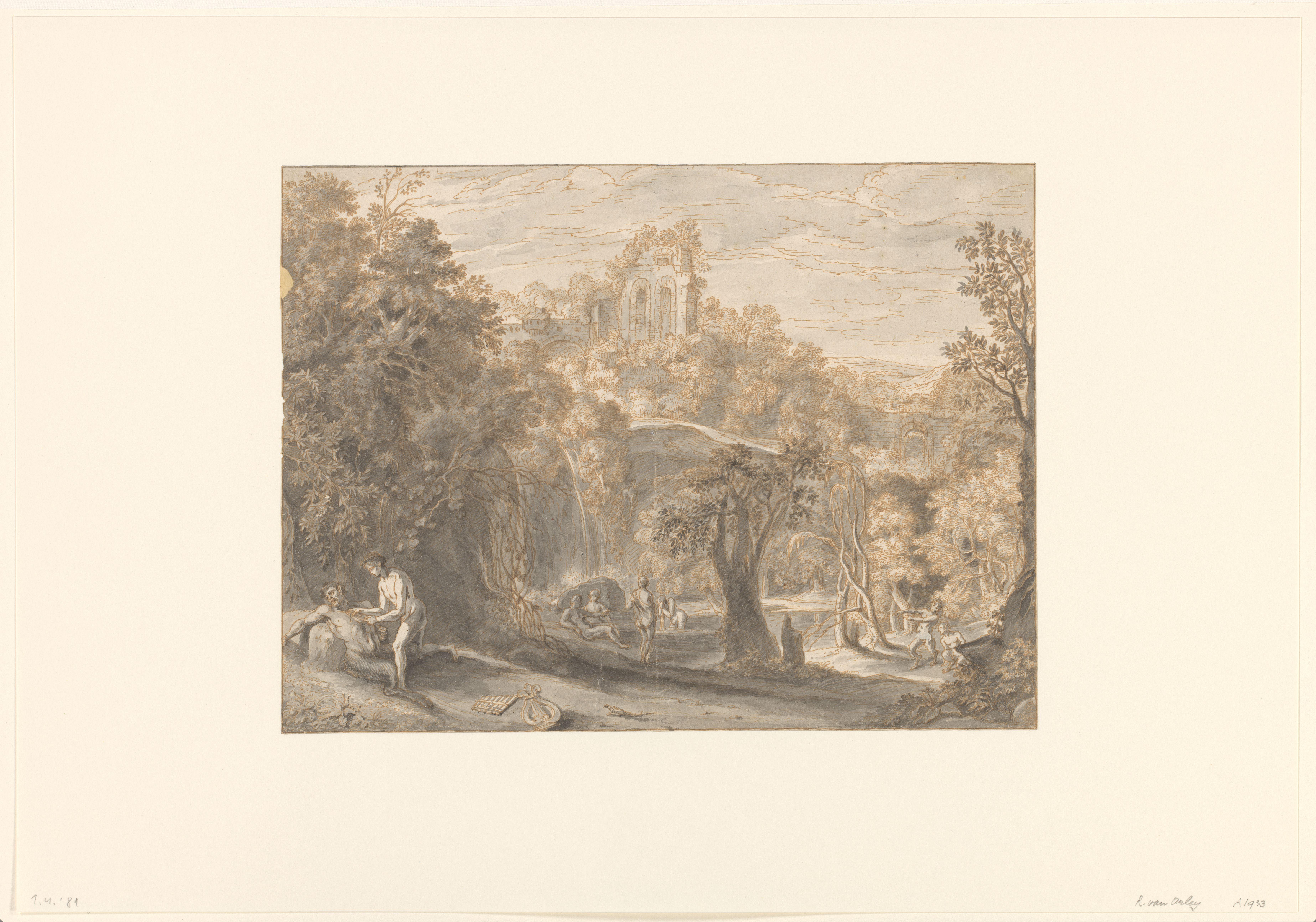 Landschap met Apollo en Marsyas