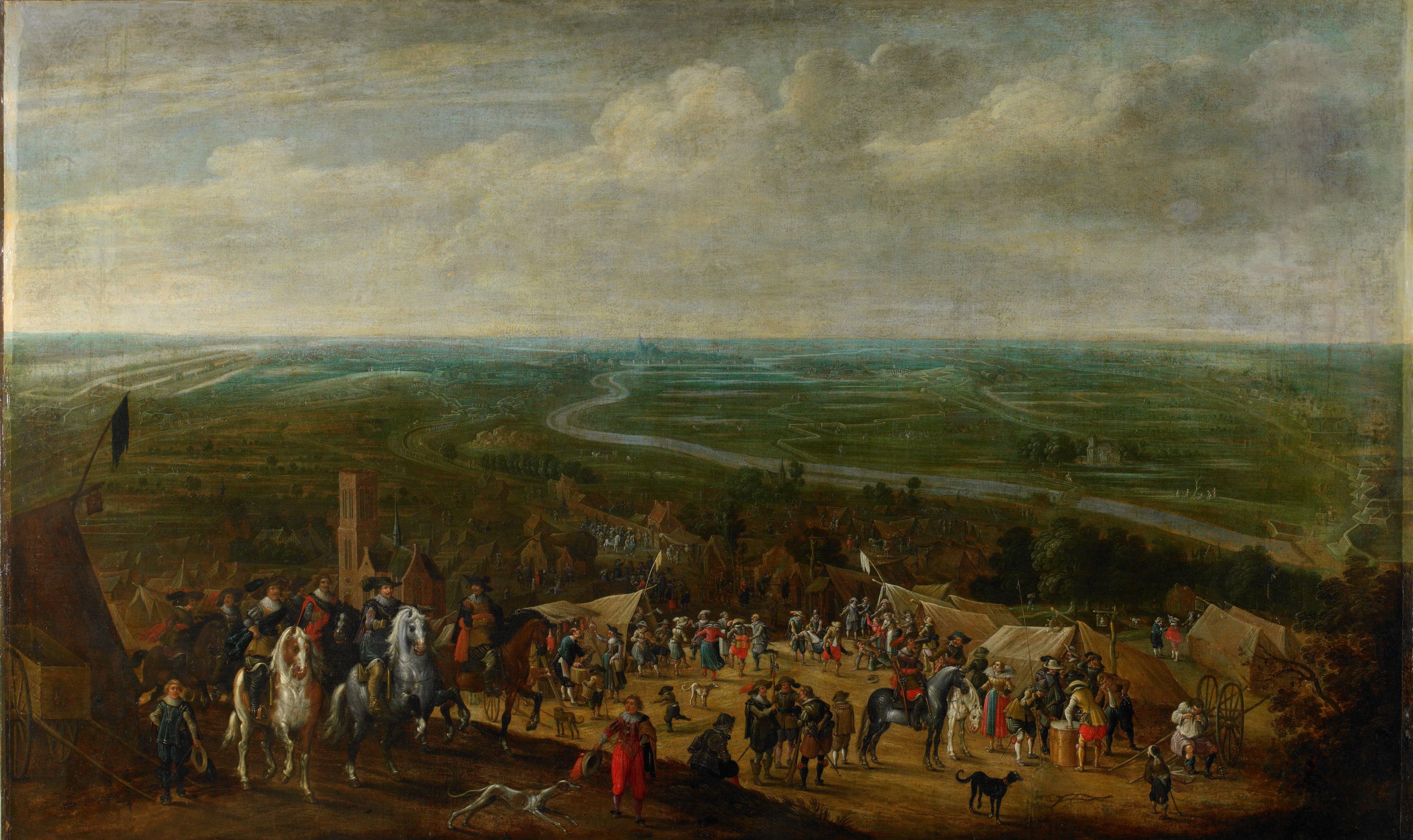 Prince Frederik Hendrik at the Siege of 's-Hertogenbosch, 1629