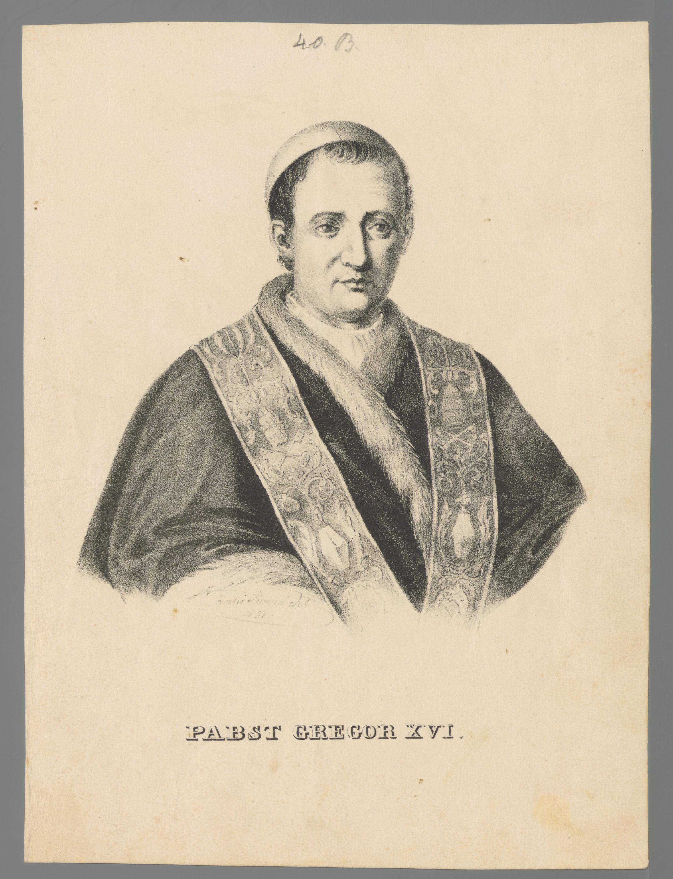 Portret van Gregorius XVI
