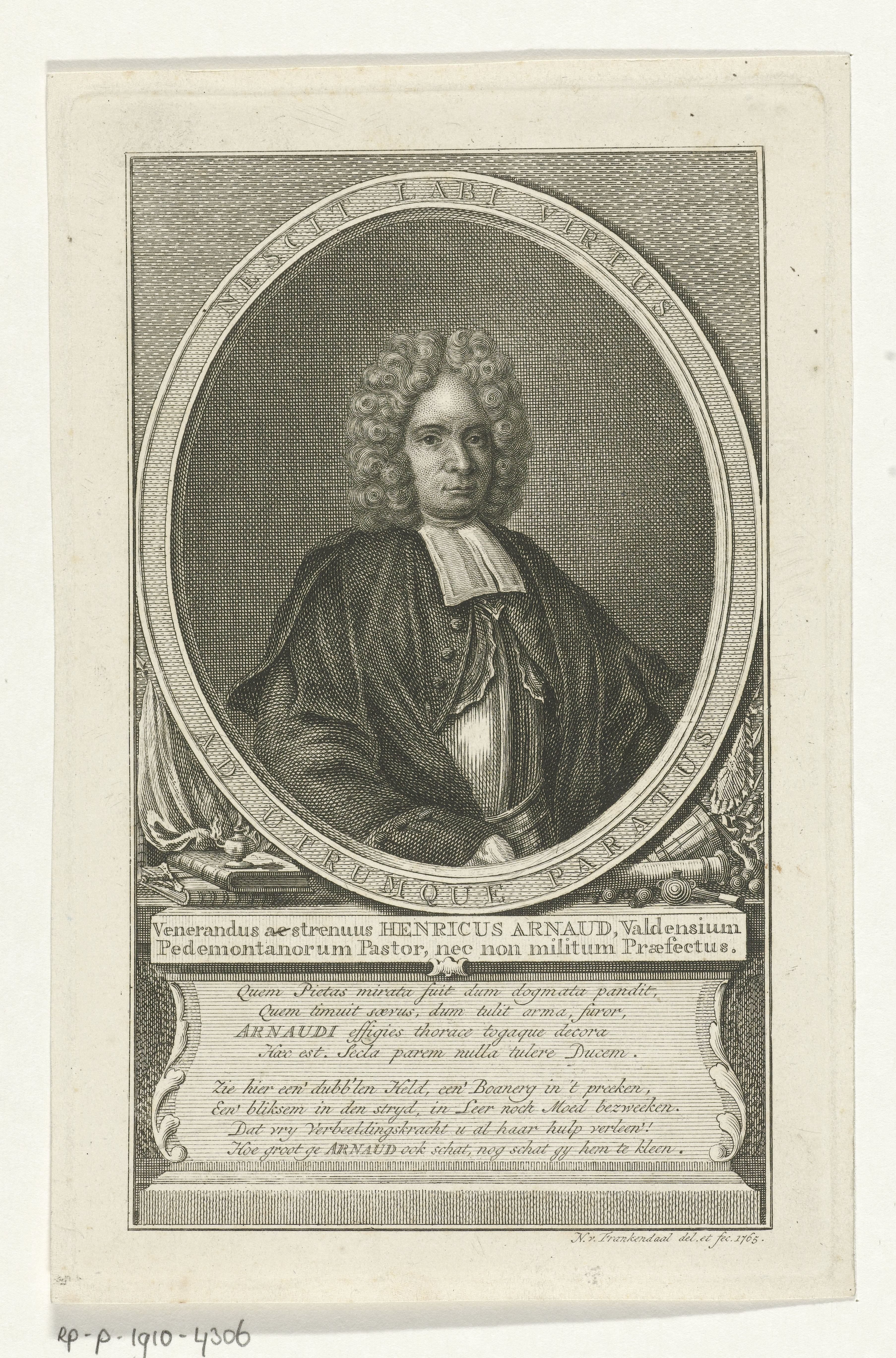 Portret van Hendrik Arnaud