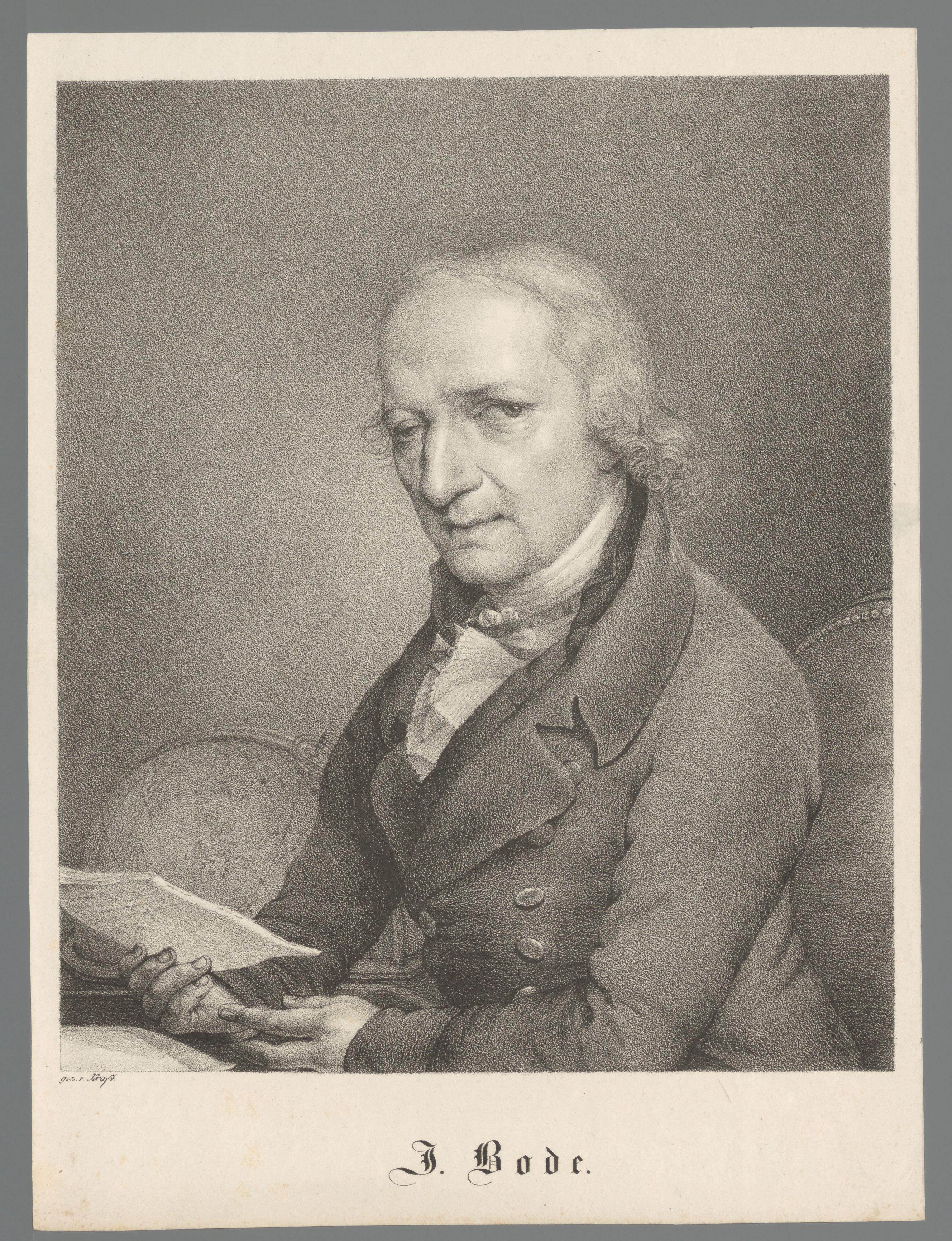 Portret van Johann Elert Bode