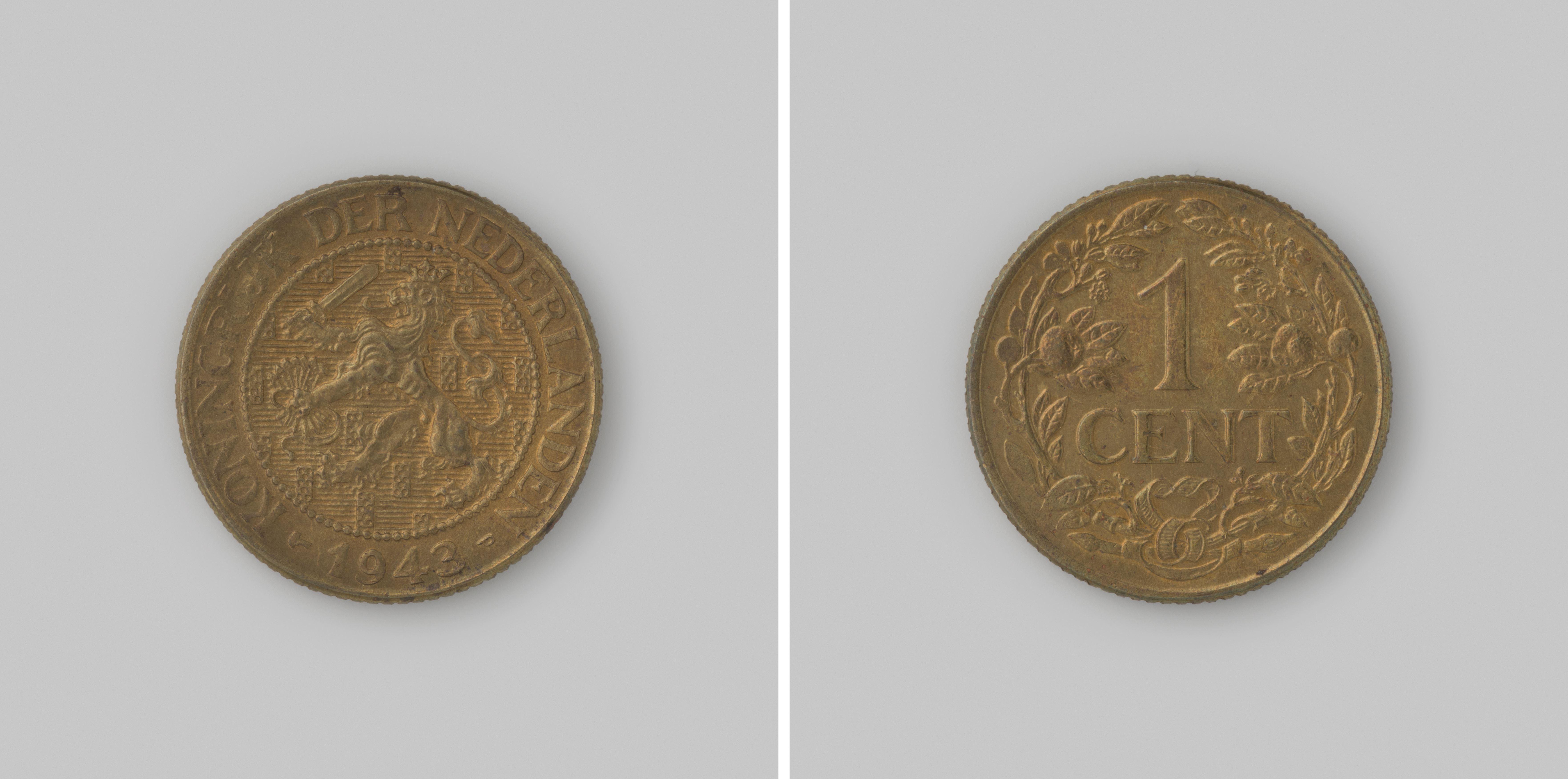 Cent van Curaçao, 1943