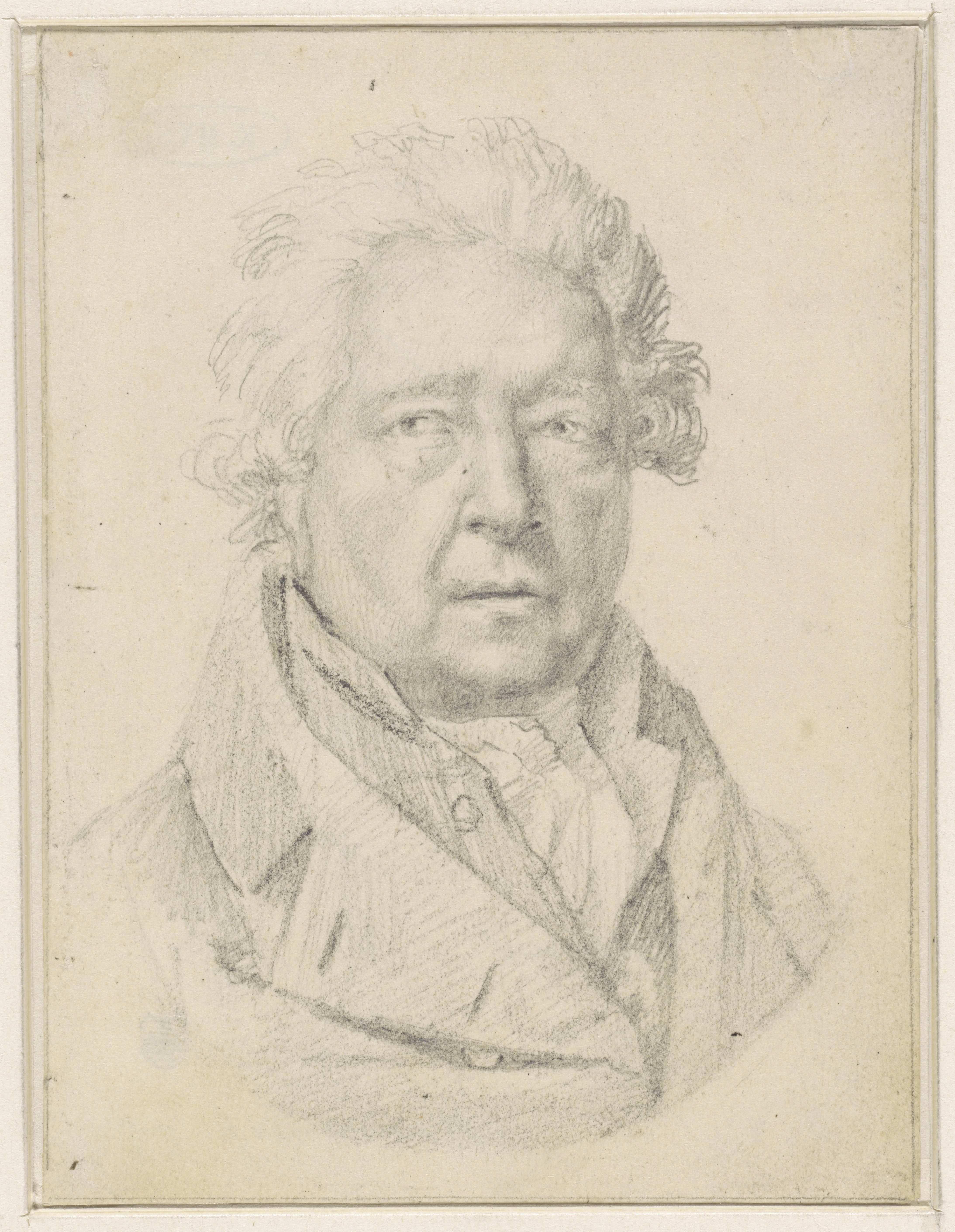 Zelfportret van Willem Jacob Herreyns