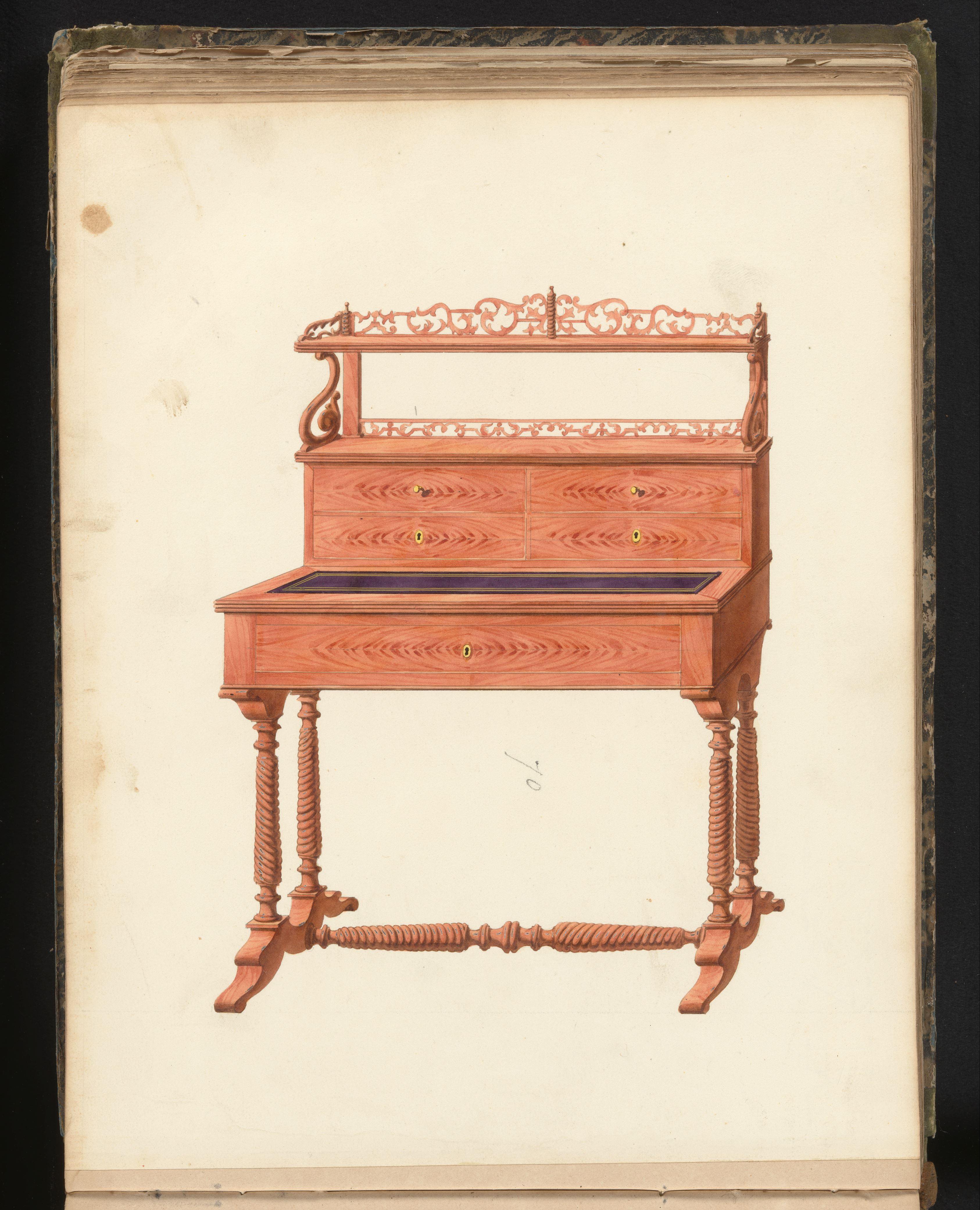 Ontwerp voor een damesbureau