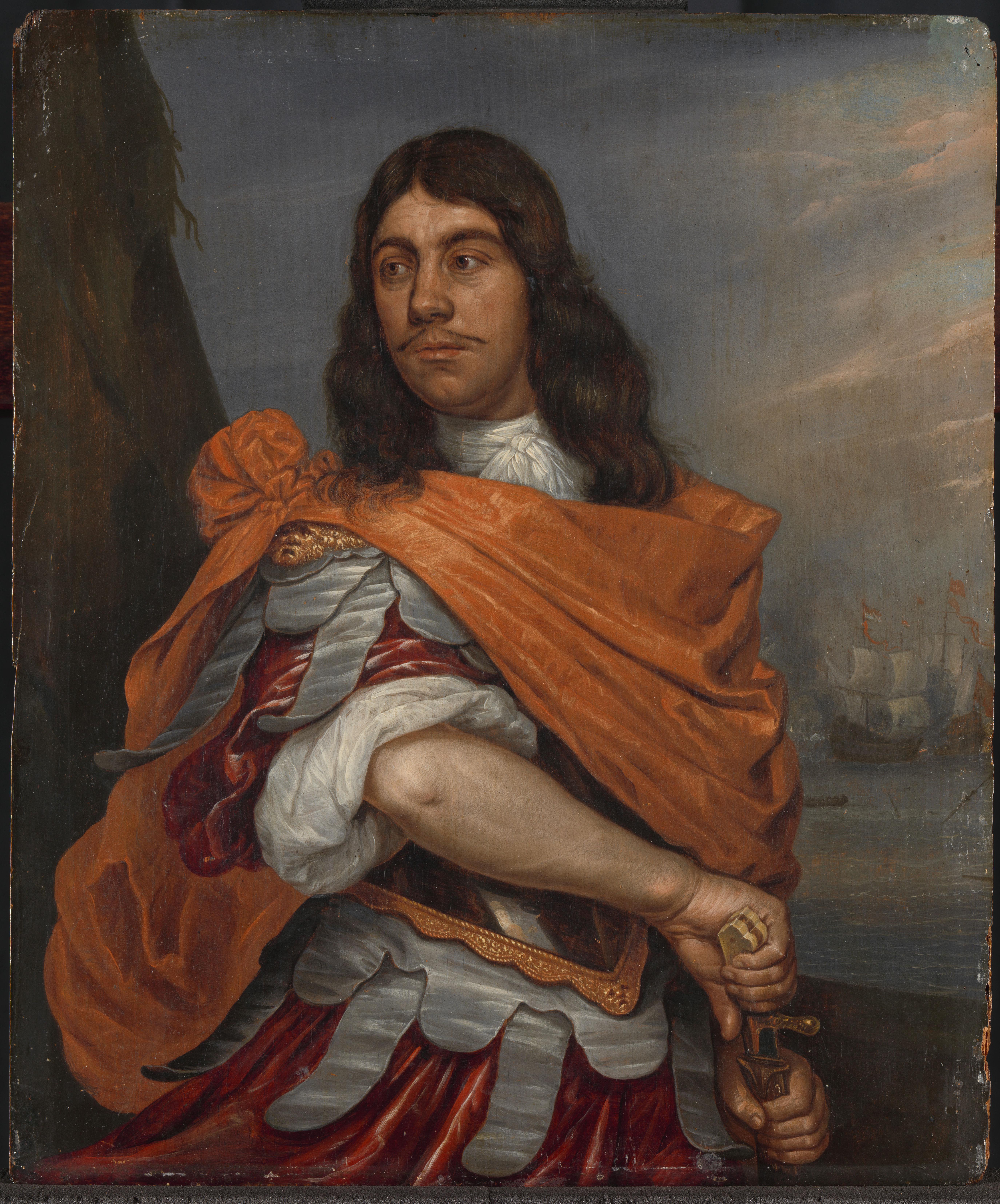 Portrait of Lieutenant-Admiral Cornelis Tromp in Roman Costume