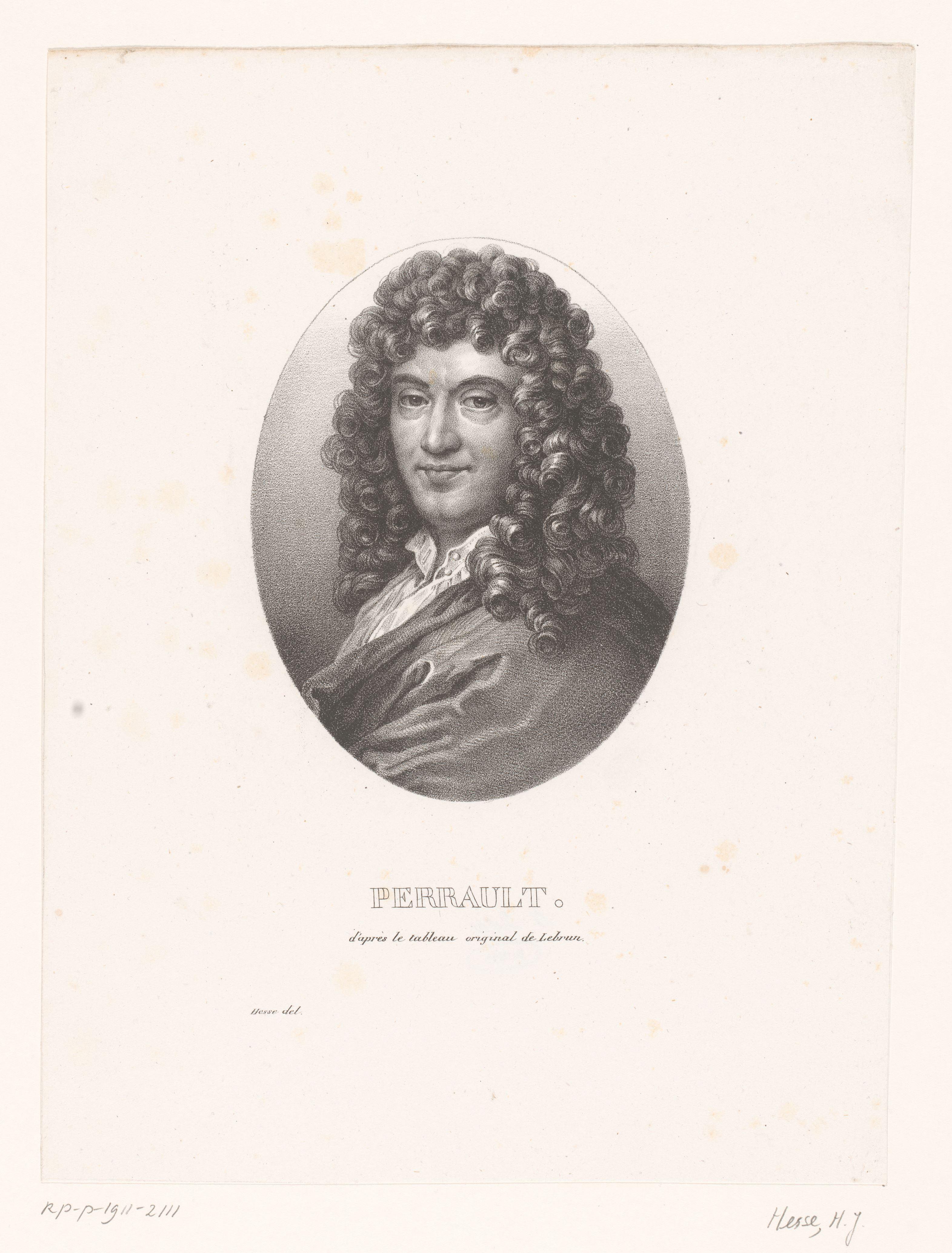Portret van Charles Perrault