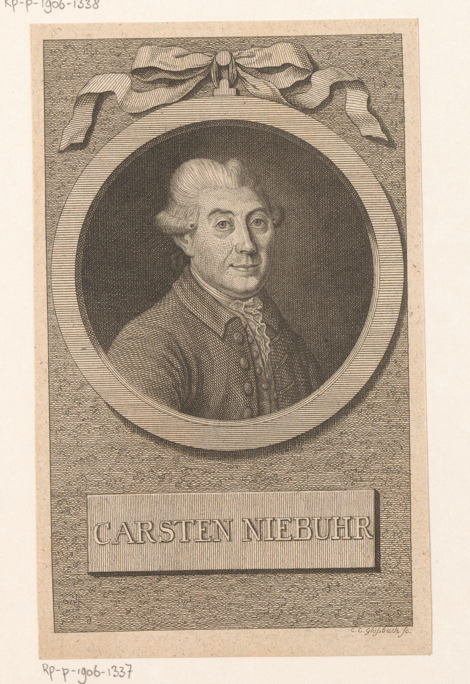 Portret van Carsten Niebuhr