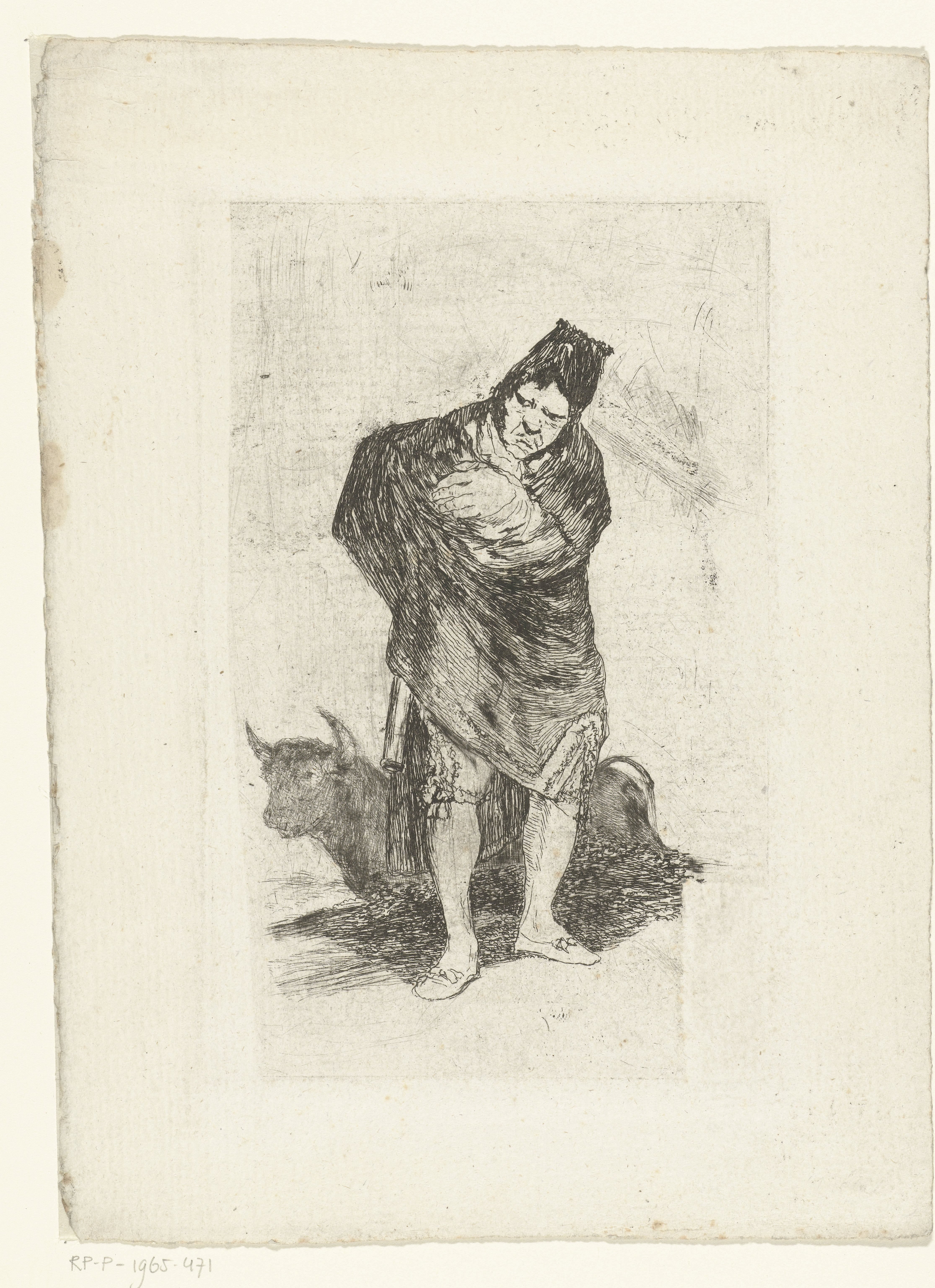 Oude stierenvechter