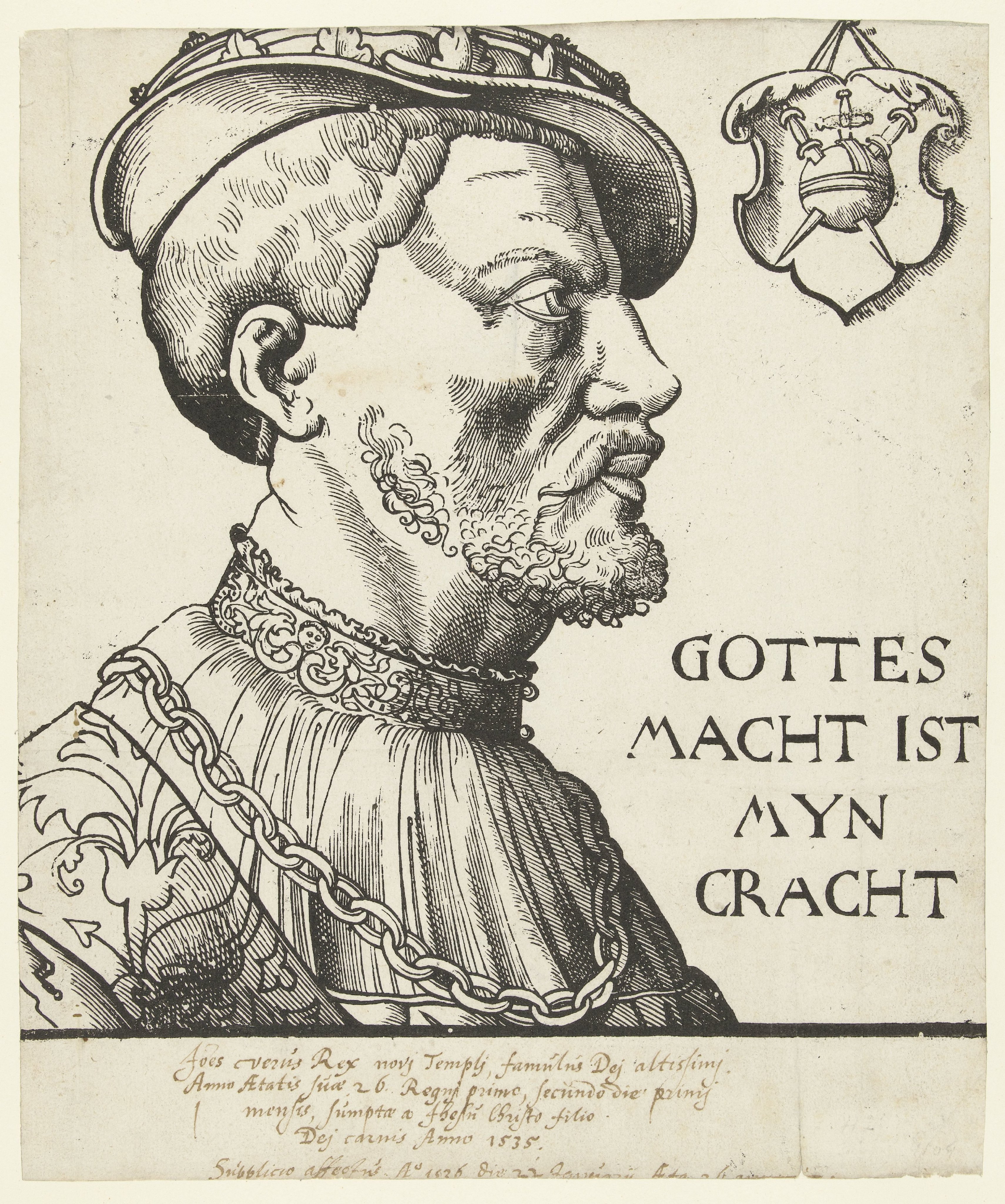 Portret van Jan van Leyden