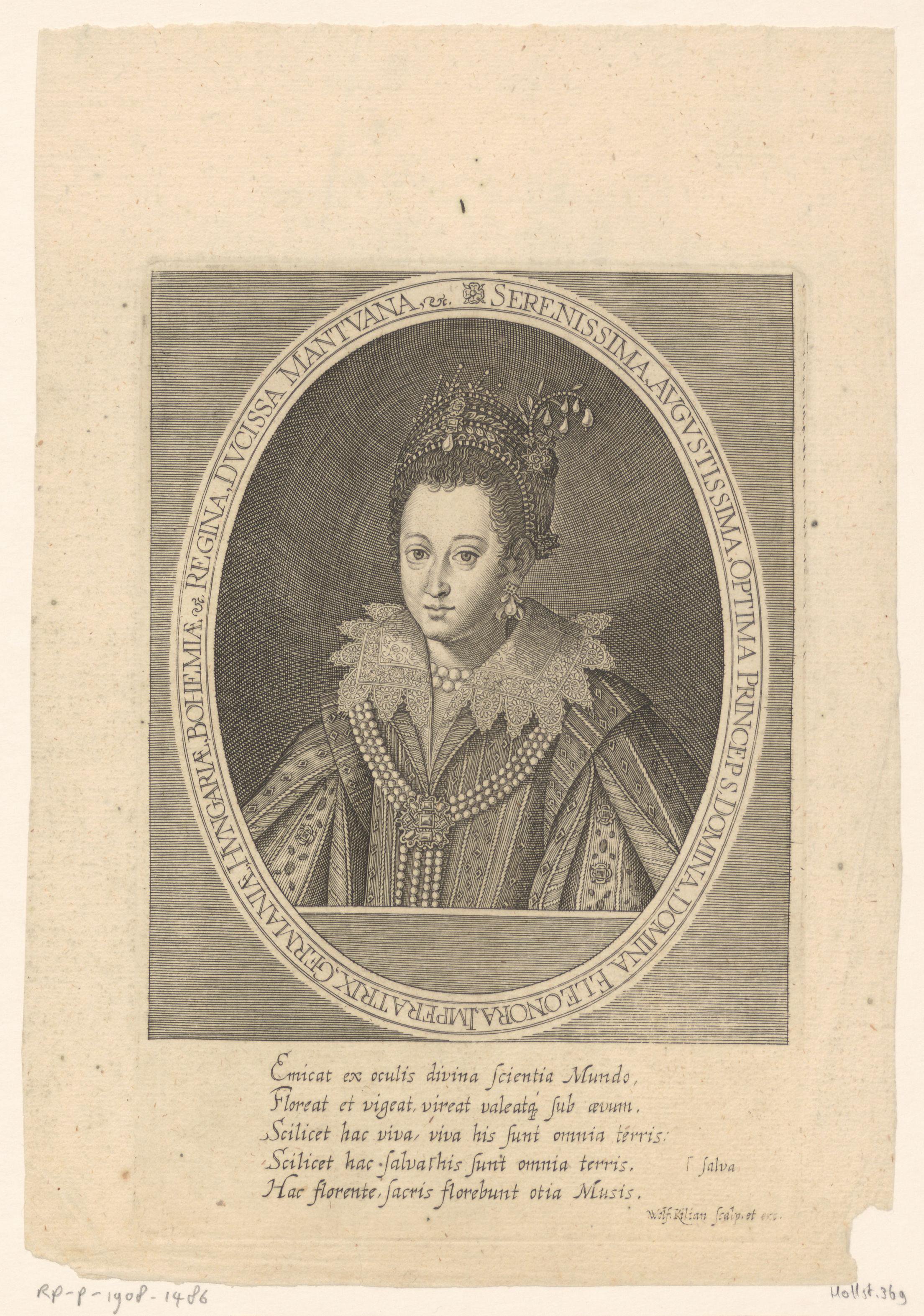 Portret van Eleonora Gonzaga