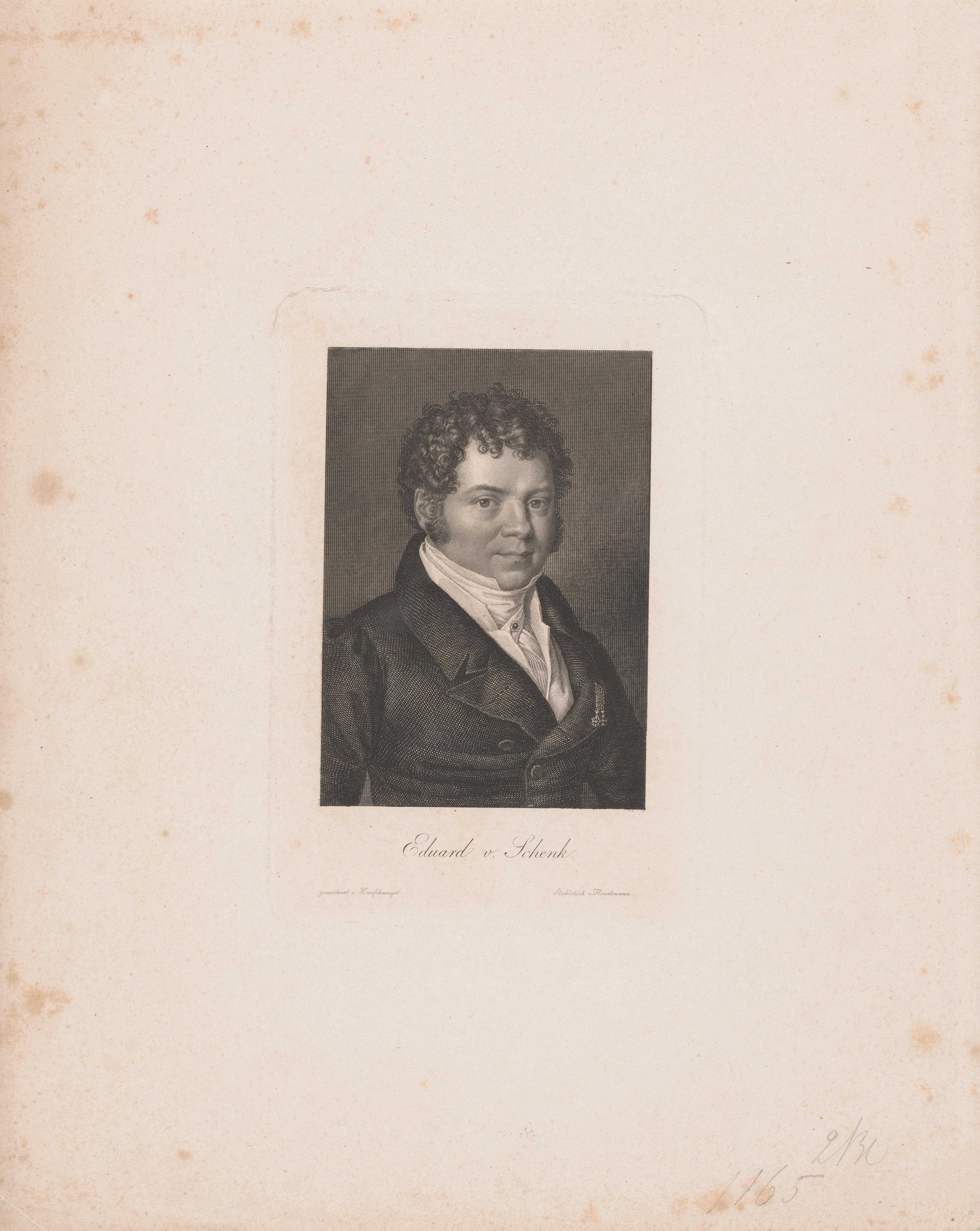 Portret van Eduard von Schenk