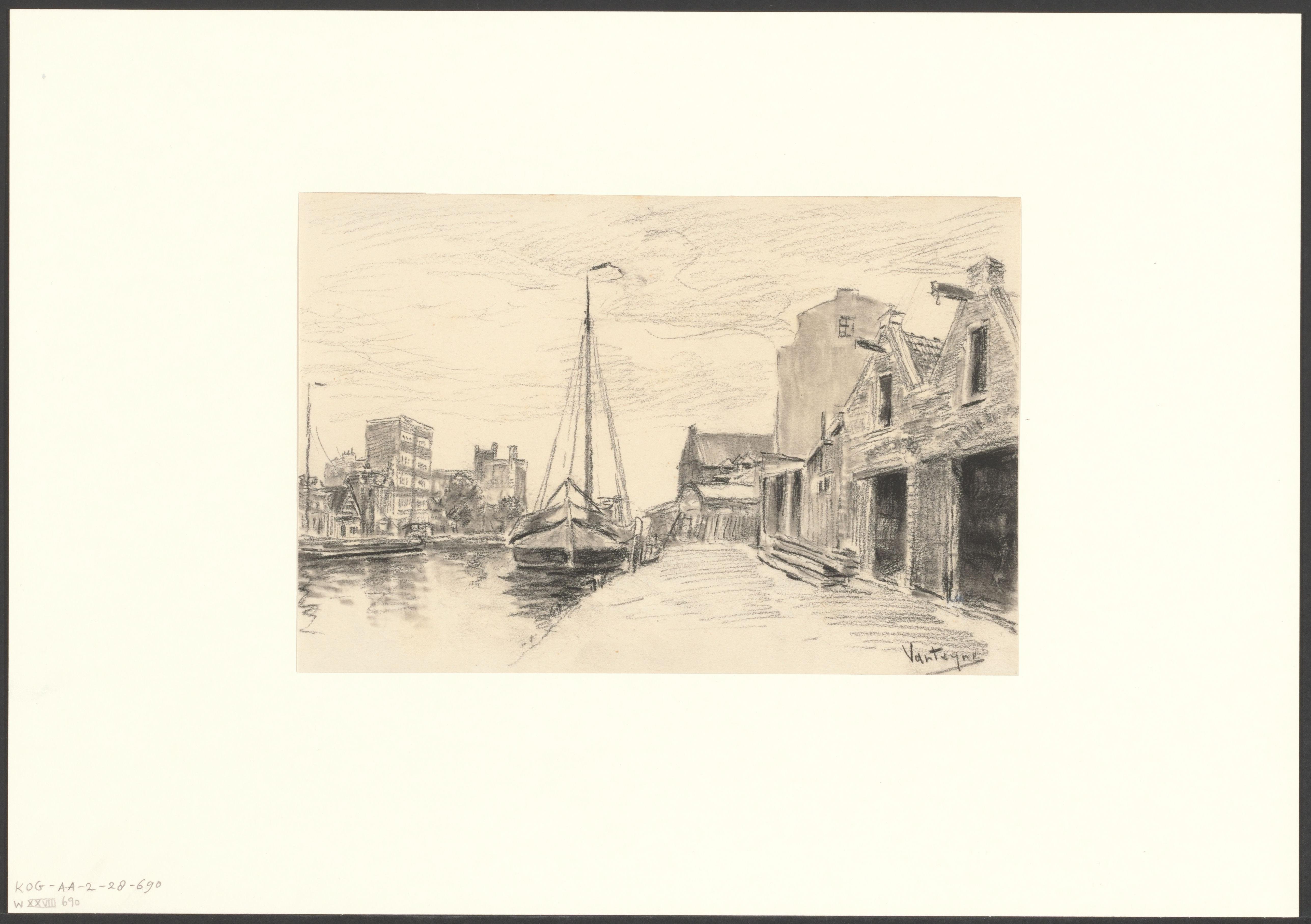 Gezicht op de Kostverlorenvaart