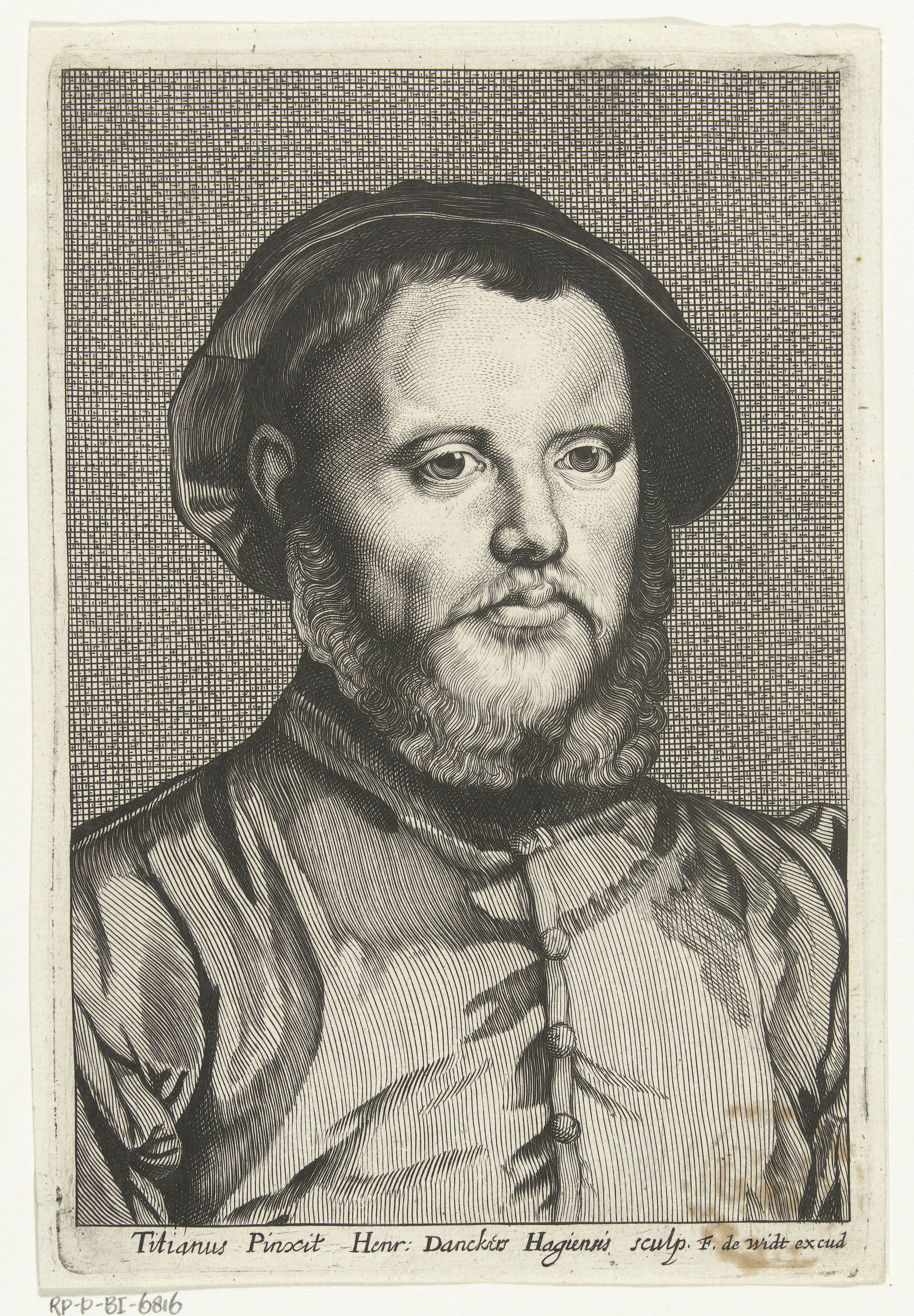 Portret van jonge man met baret