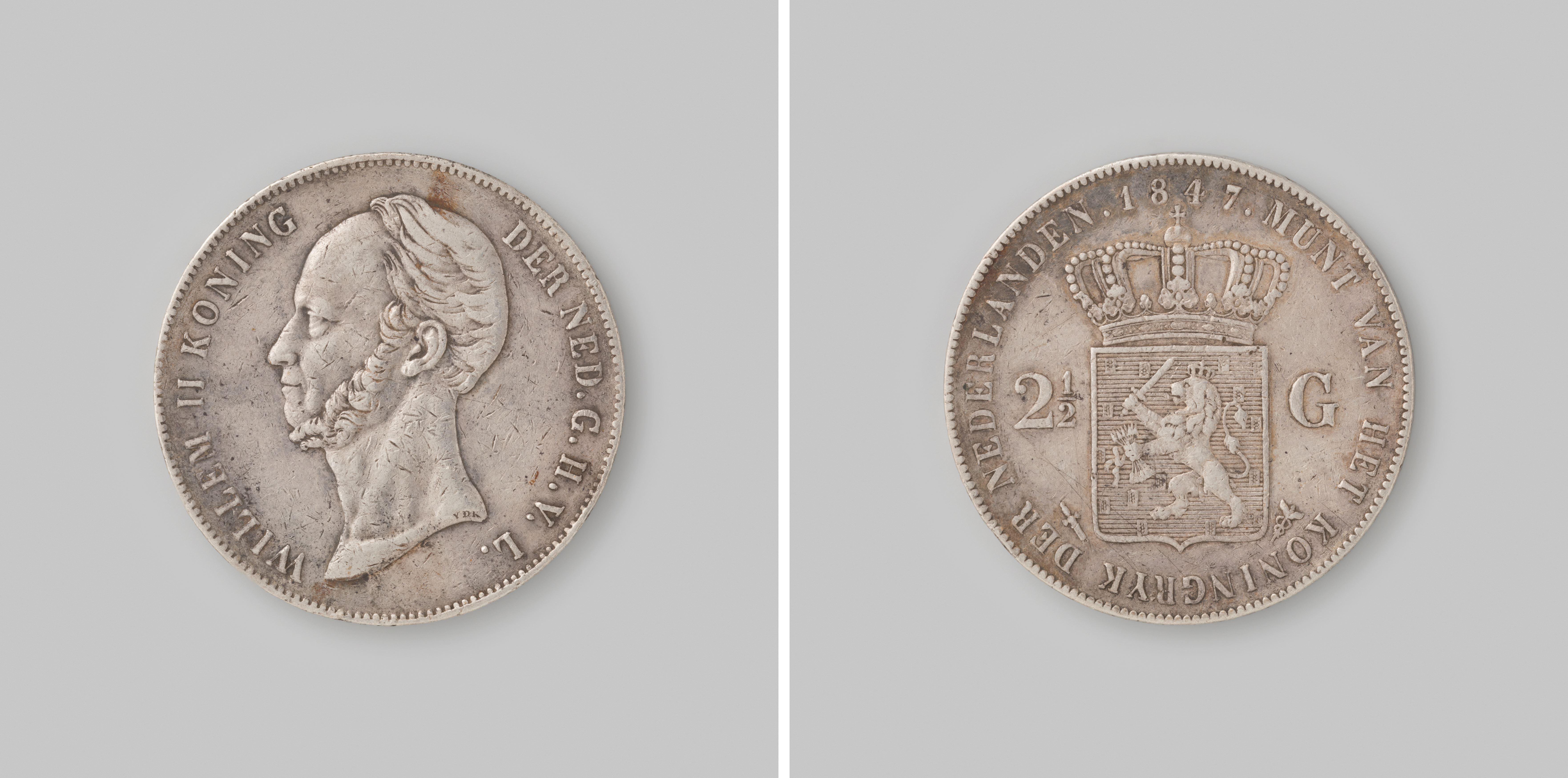 Nederlandse 2½ gulden, 1847