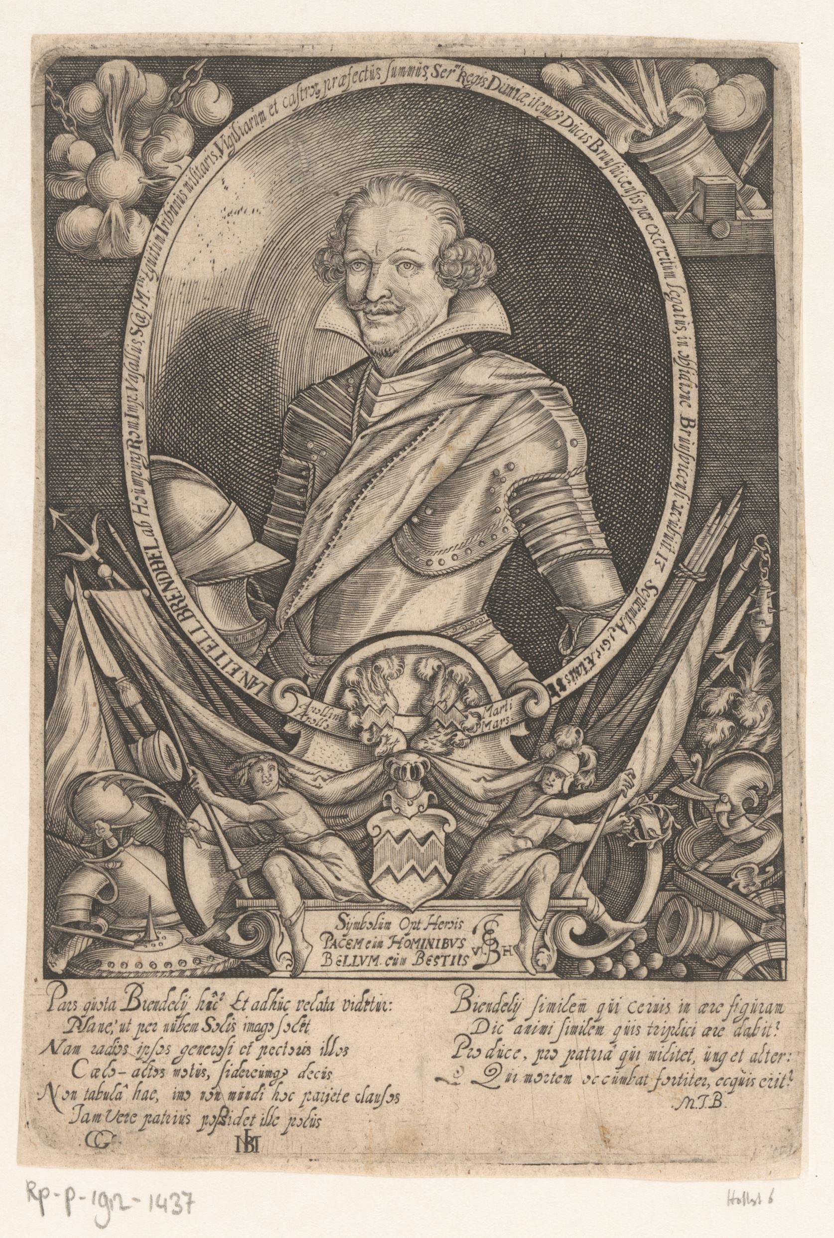Portret van Johann Eitel Brendel von Homburg