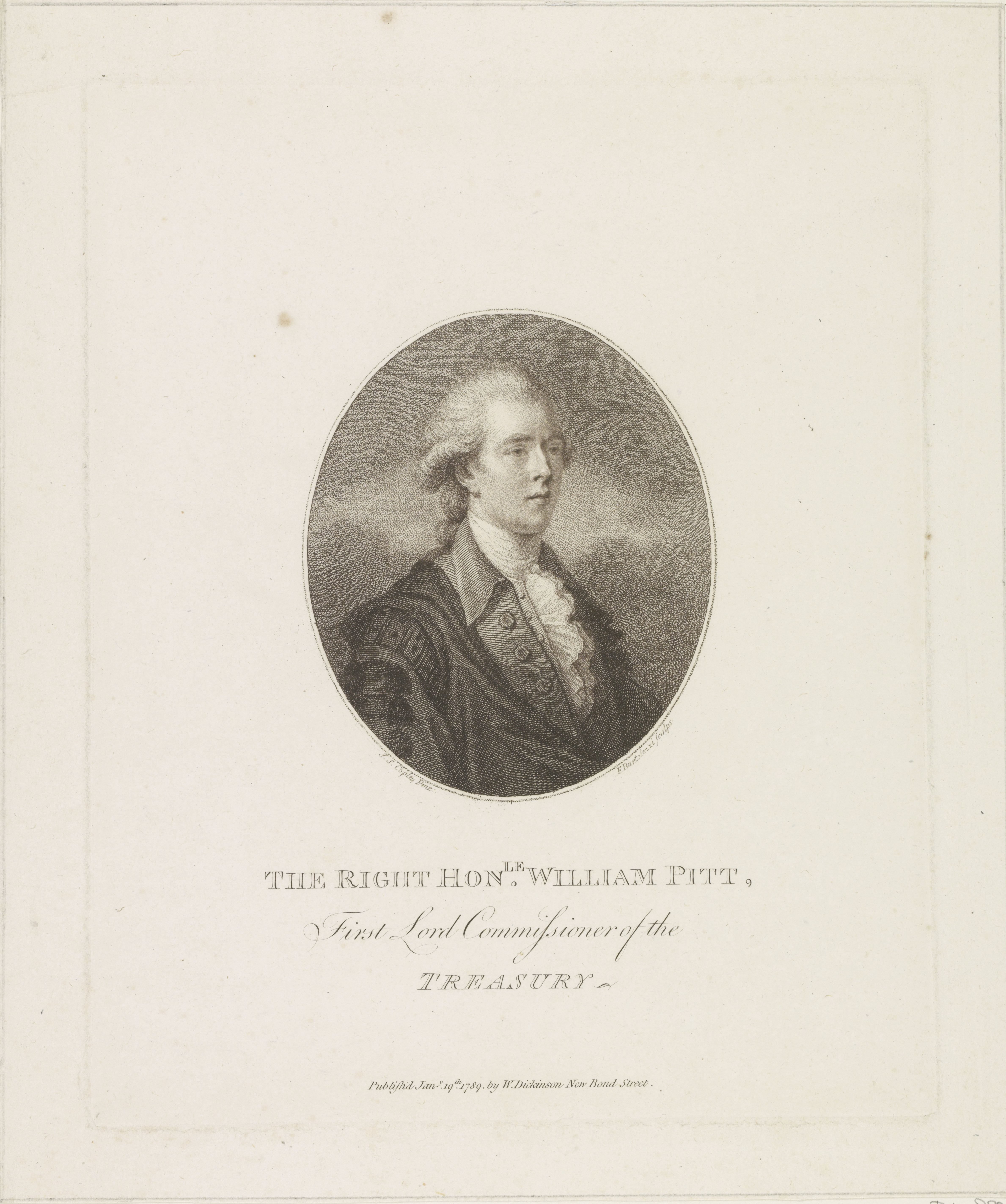 Portret van William Pitt