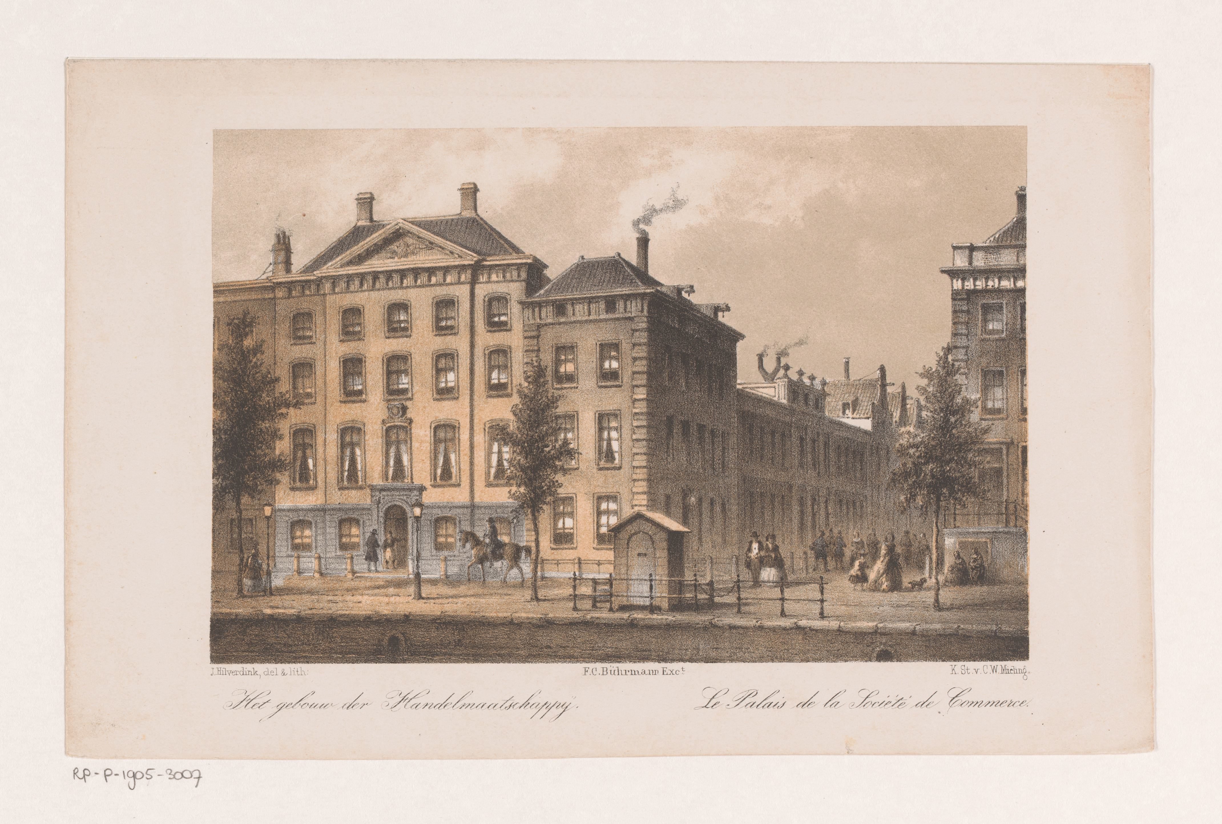 Hoofdkantoor van de Handel-Maatschappij in Amsterdam