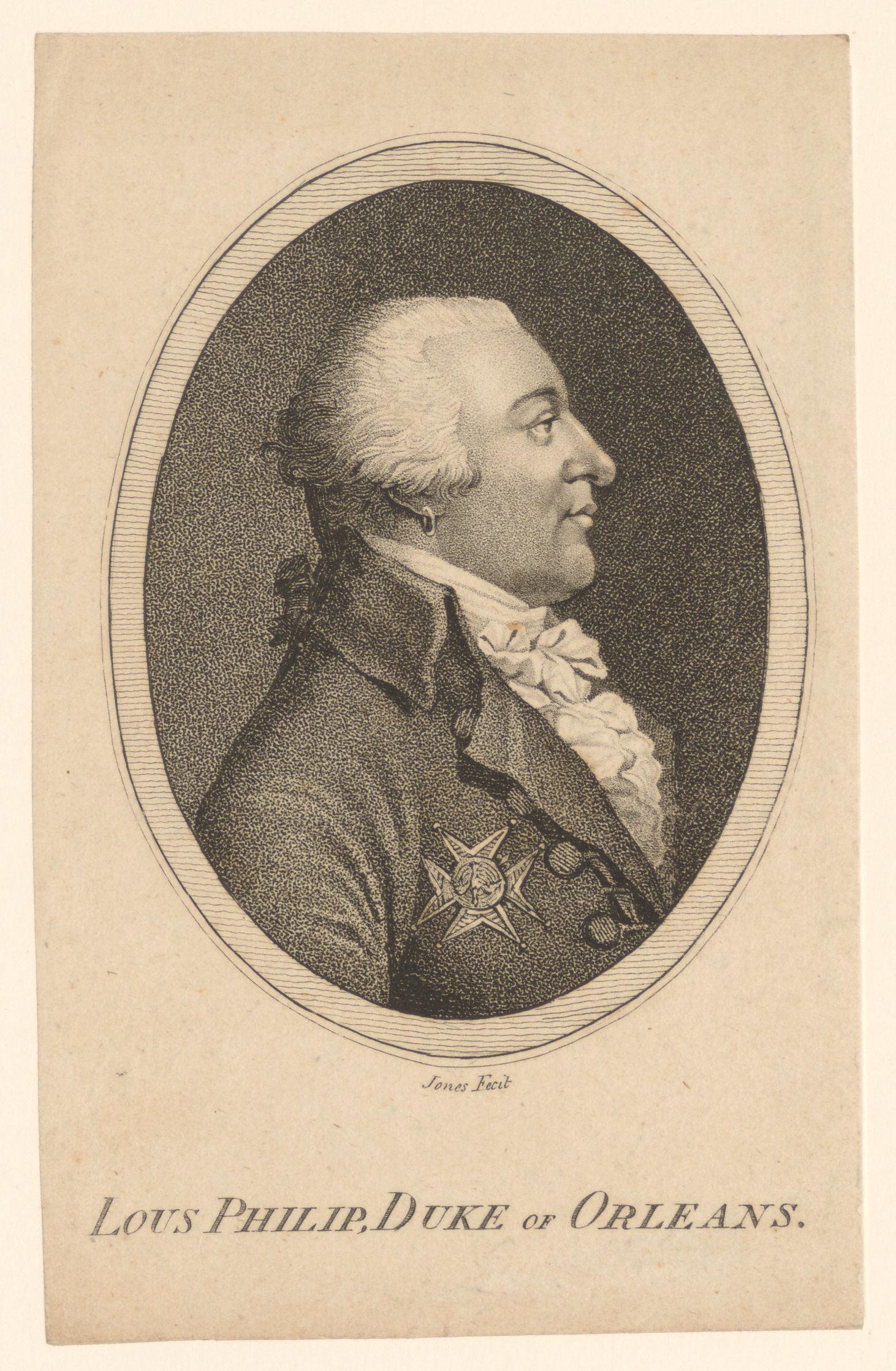 Portret van Lodewijk Filips II van Orléans