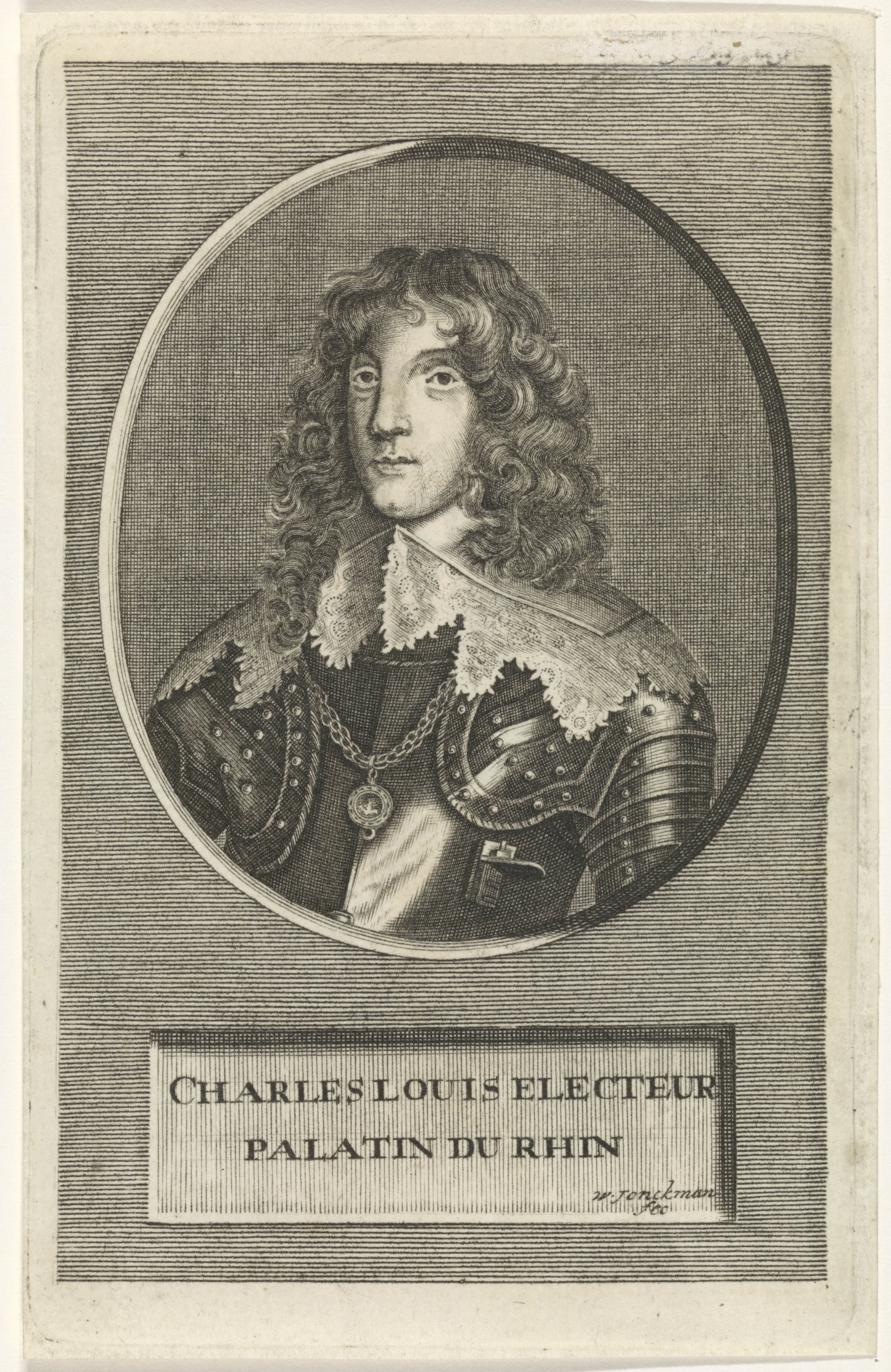 Portret van Karl I Ludwig, keurvorst von der Palts