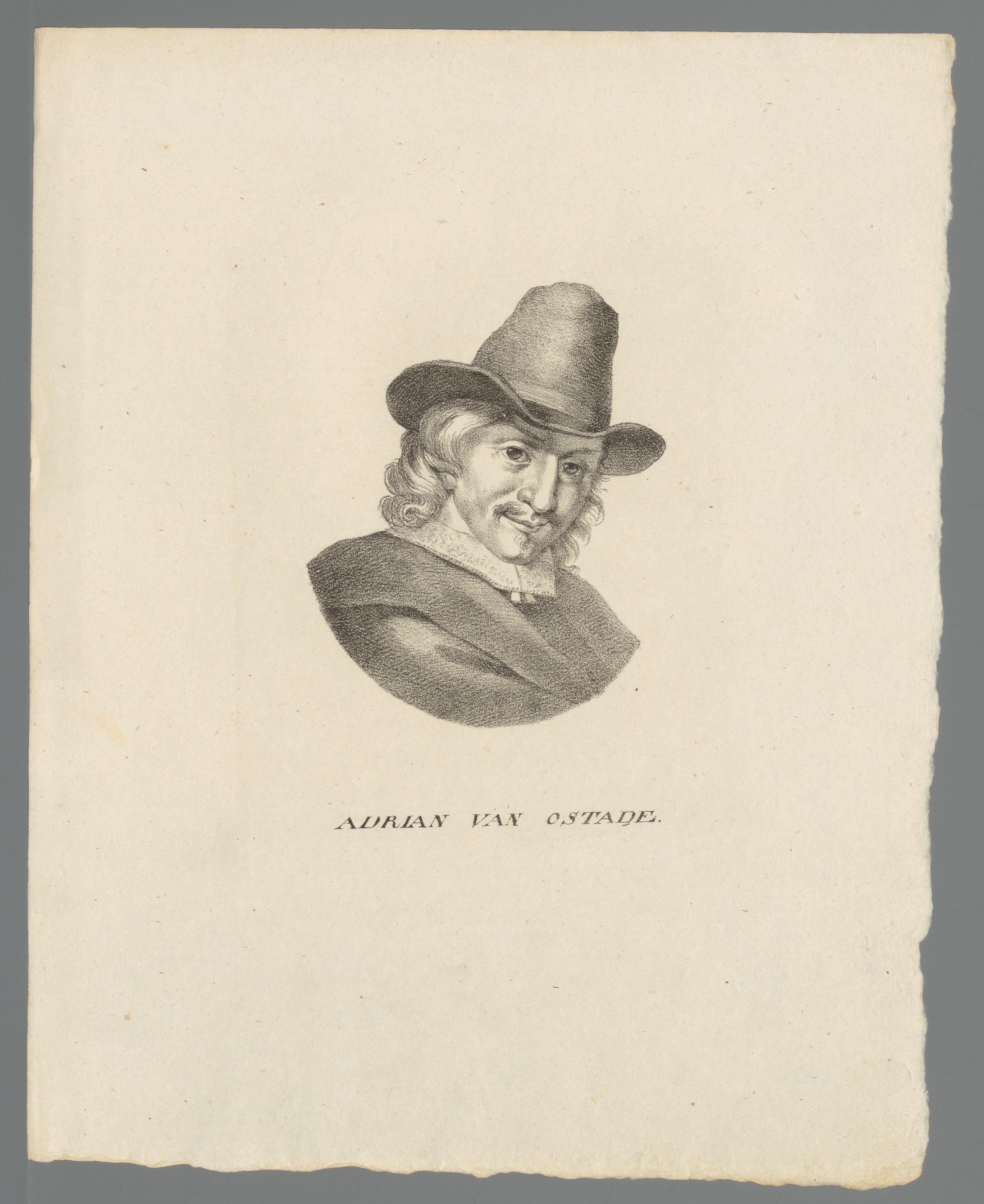 Portret van Adriaen van Ostade