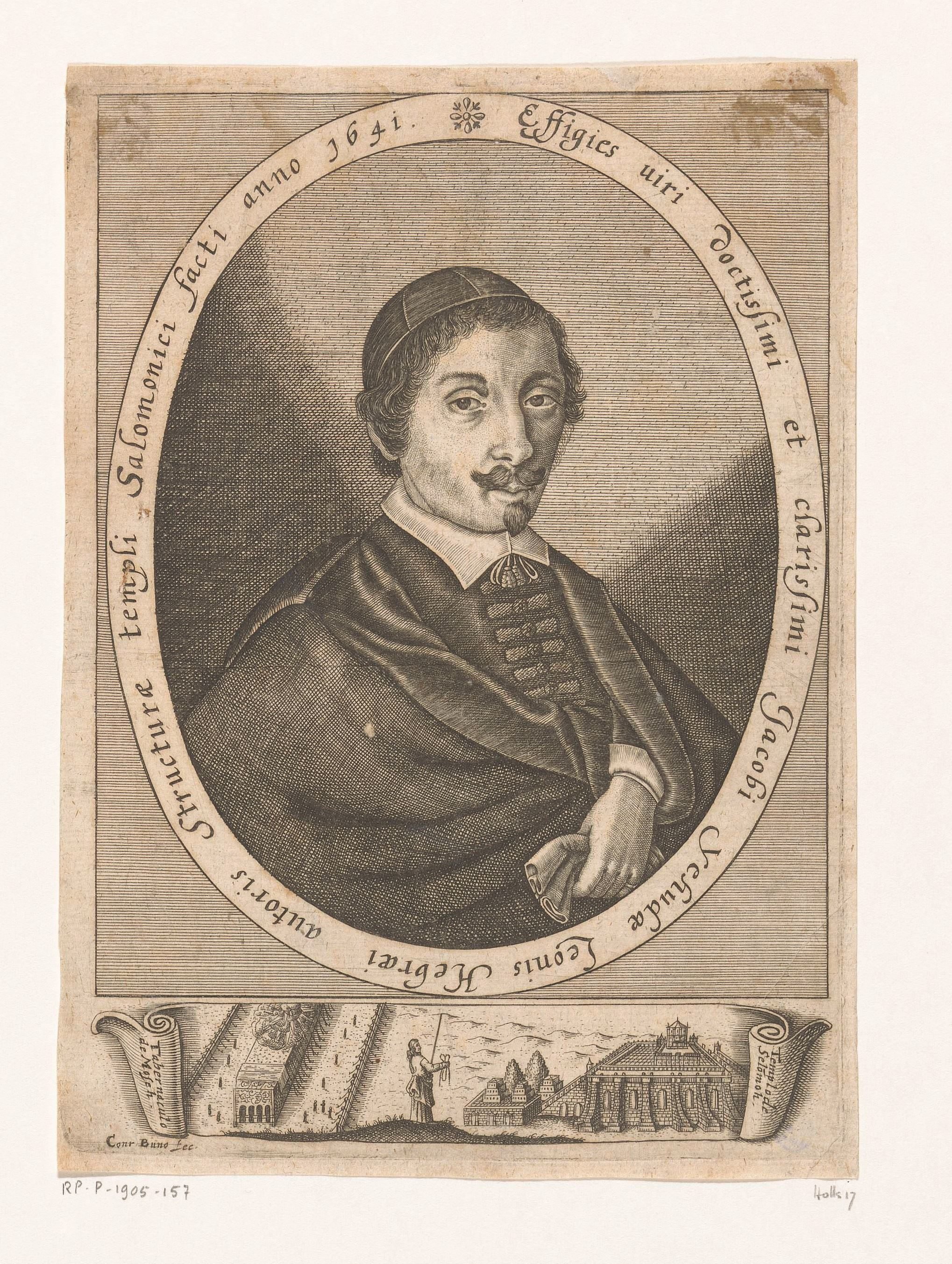 Portret van Jacob Jehuda Leon