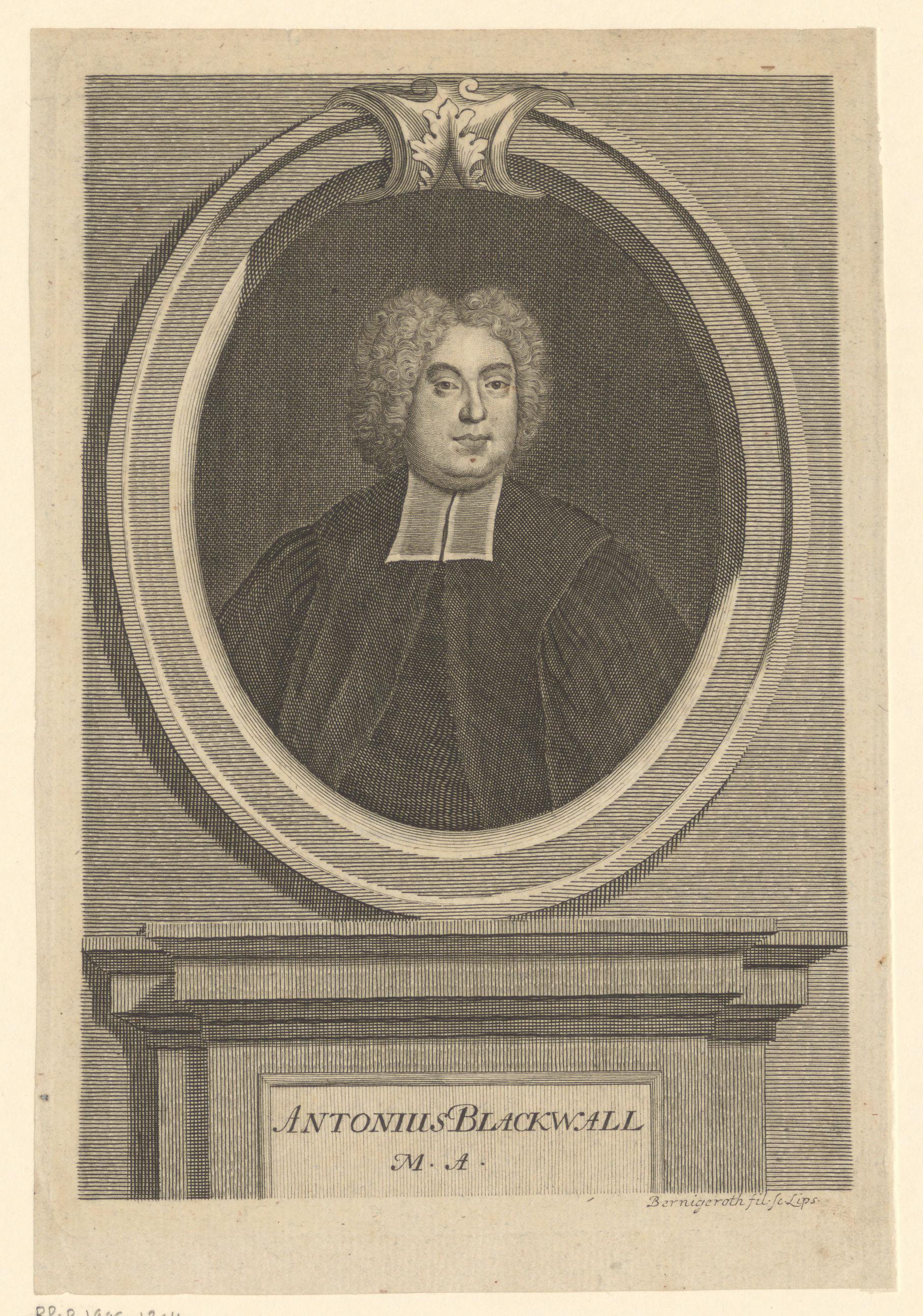 Portret van Anthony Blackwall