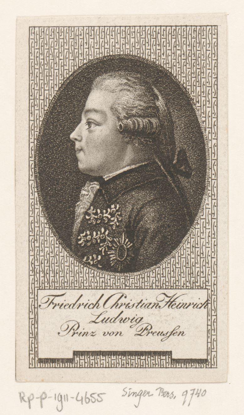 Portret van Ludwig Ferdinand van Pruisen