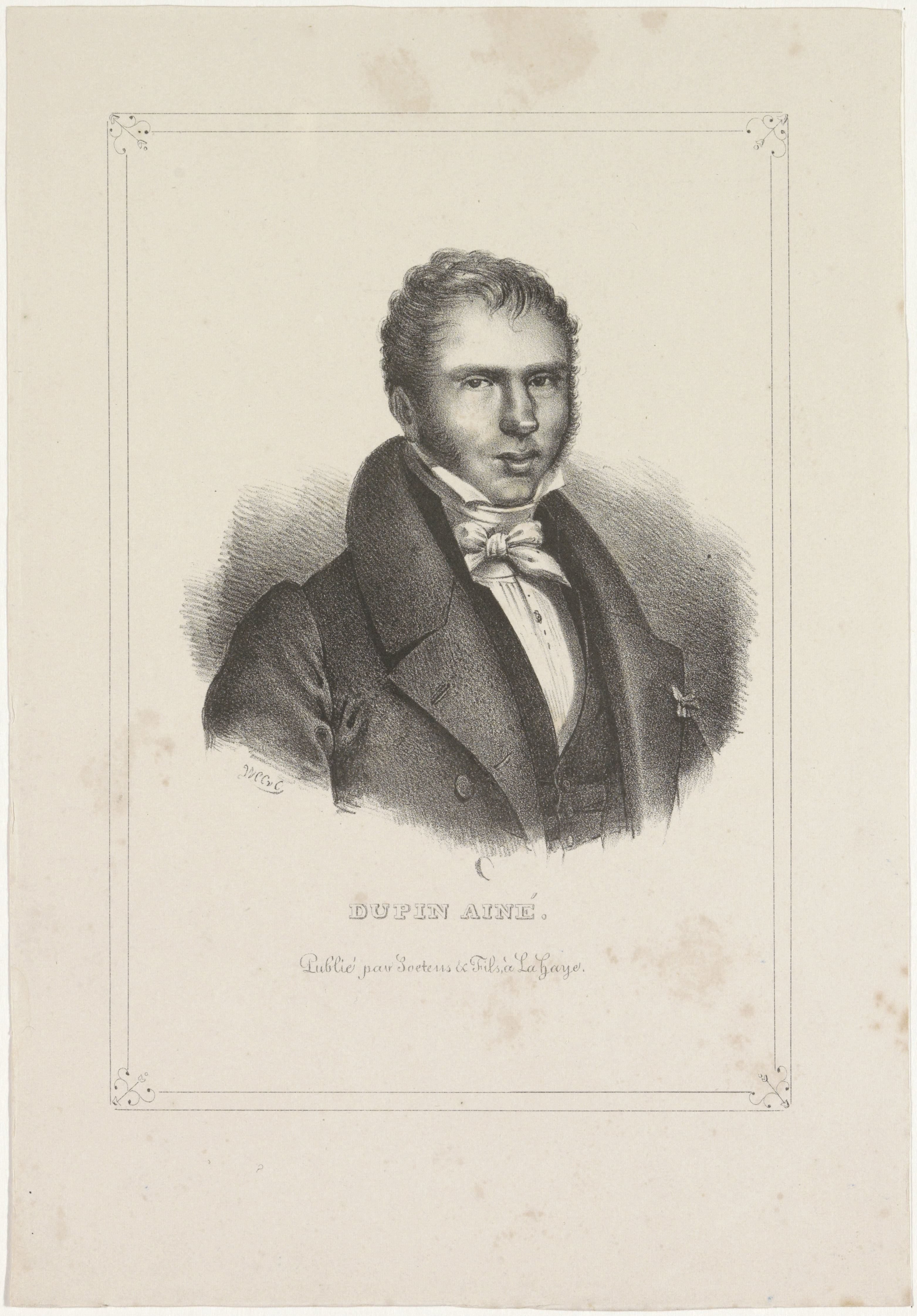 Portret van André Marie Jean Jacques Dupin